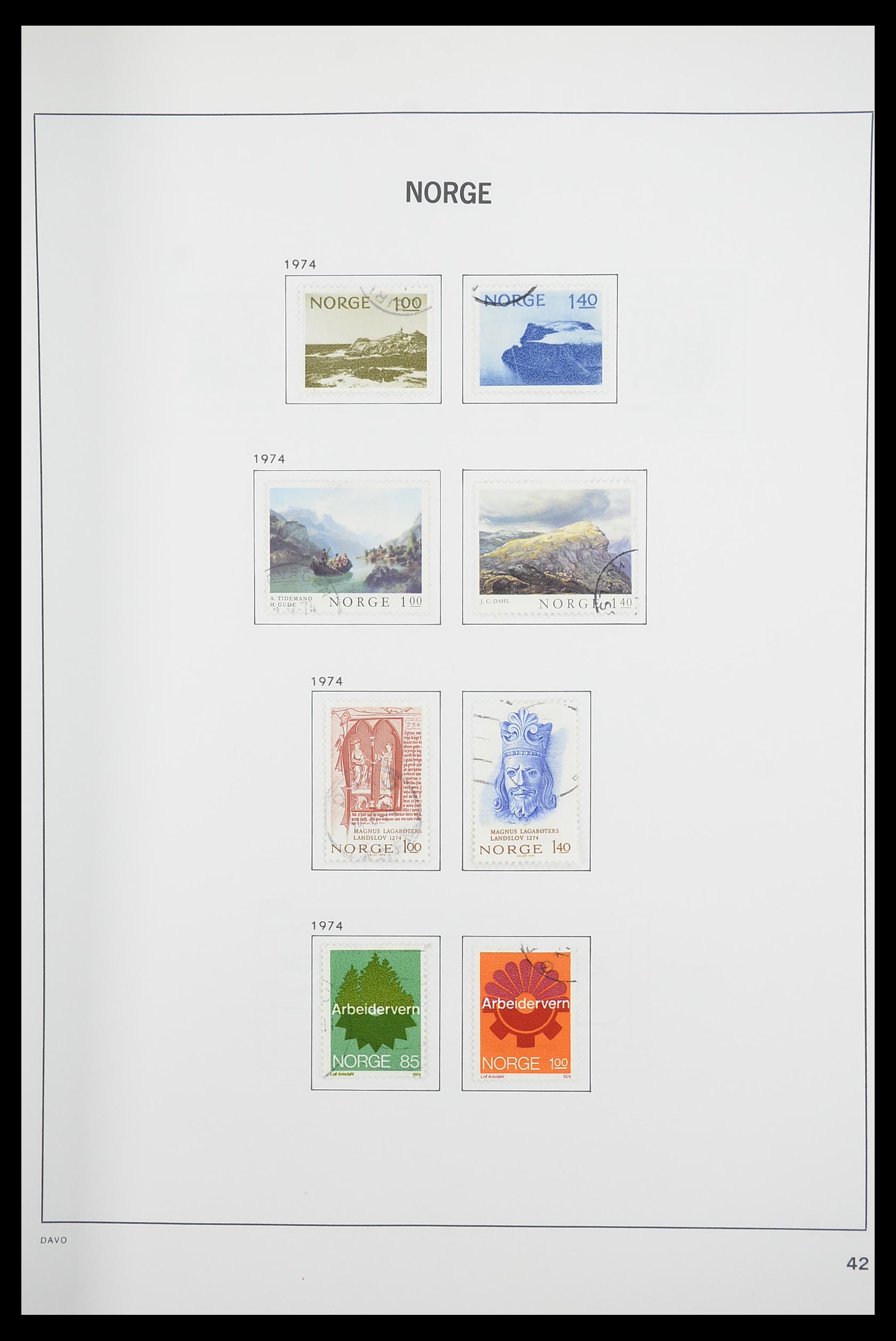 33486 046 - Postzegelverzameling 33486 Noorwegen 1856-1996.
