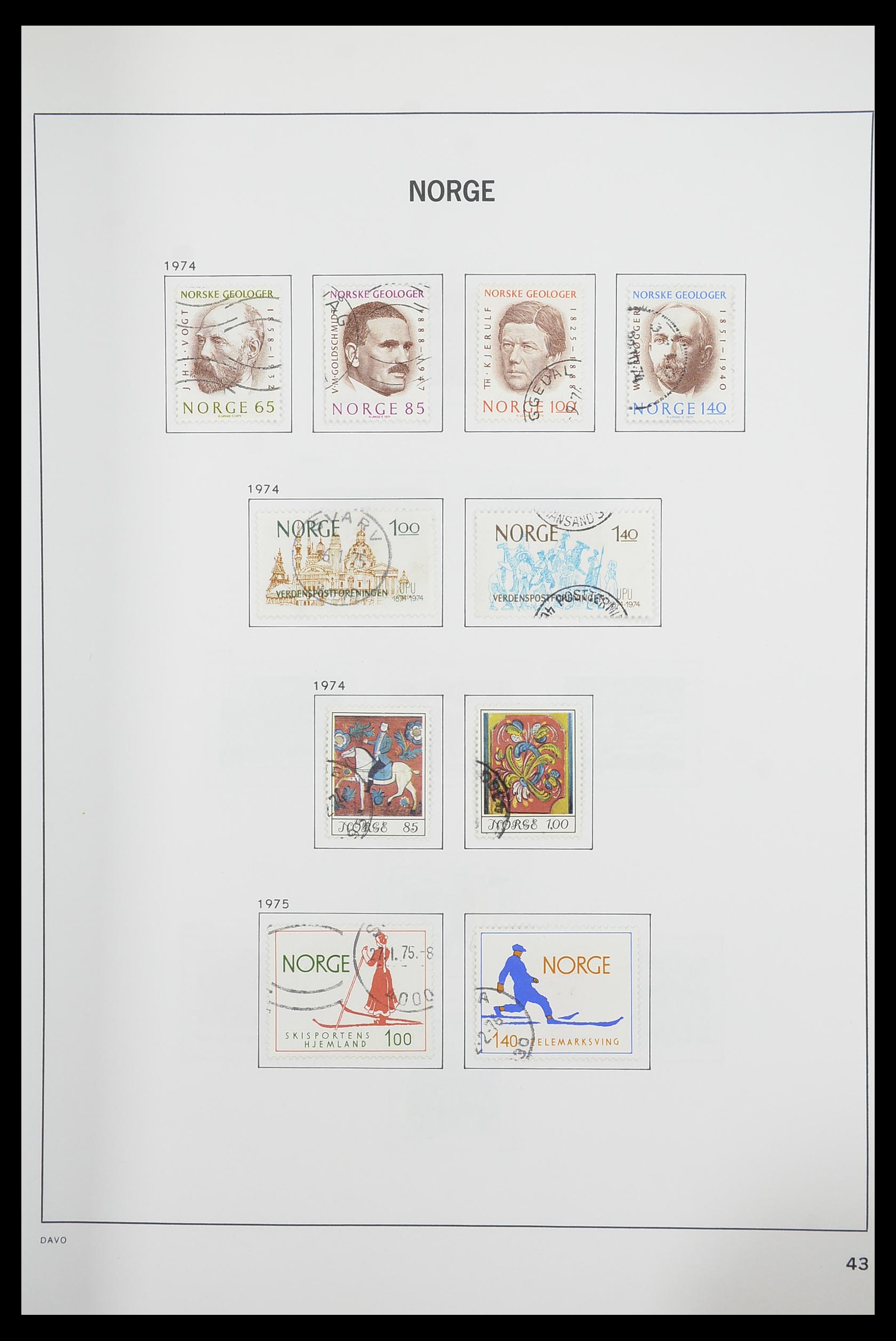 33486 047 - Stamp collection 33486 Norway 1856-1996.