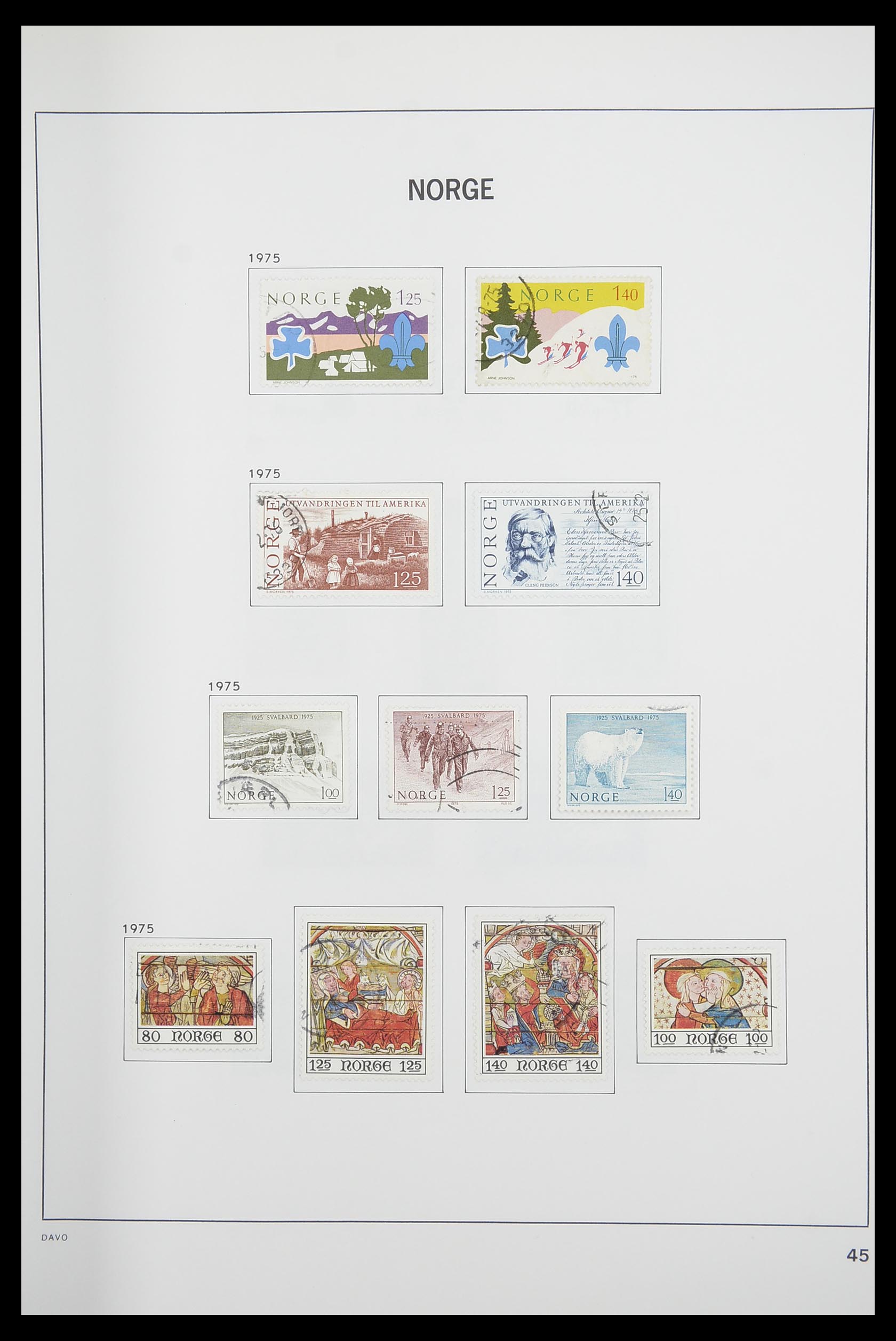 33486 049 - Postzegelverzameling 33486 Noorwegen 1856-1996.