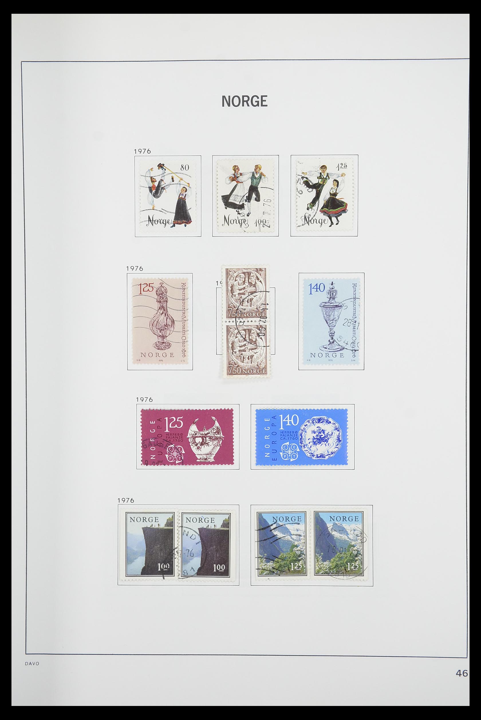 33486 050 - Postzegelverzameling 33486 Noorwegen 1856-1996.