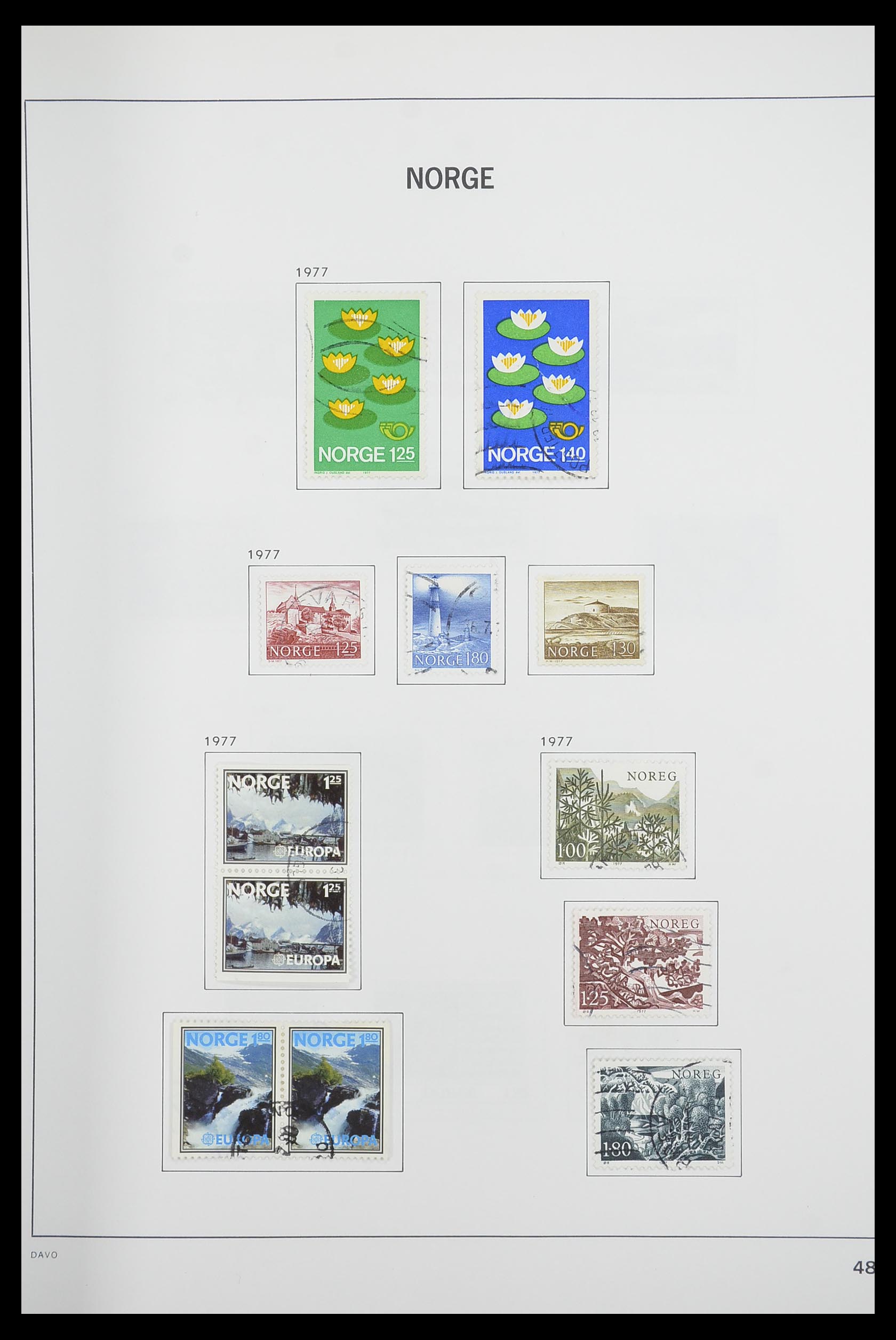 33486 052 - Postzegelverzameling 33486 Noorwegen 1856-1996.