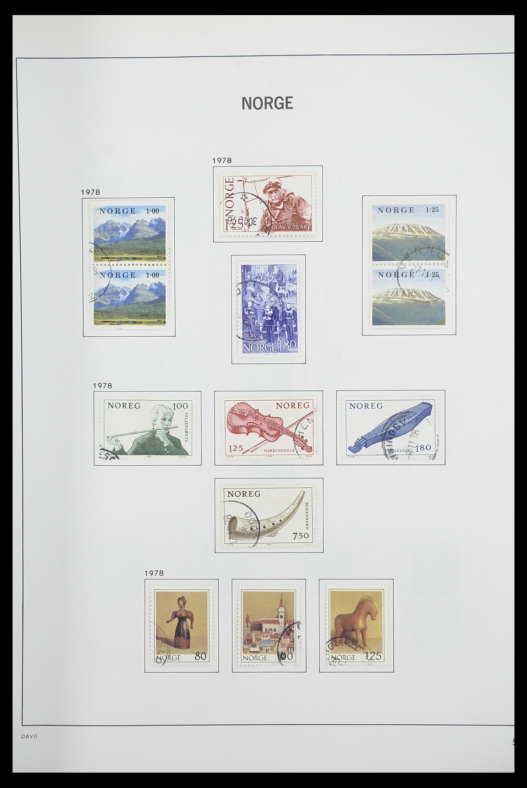 33486 055 - Postzegelverzameling 33486 Noorwegen 1856-1996.