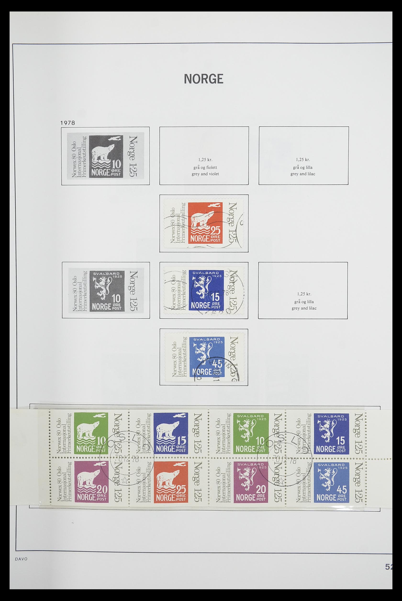 33486 056 - Postzegelverzameling 33486 Noorwegen 1856-1996.