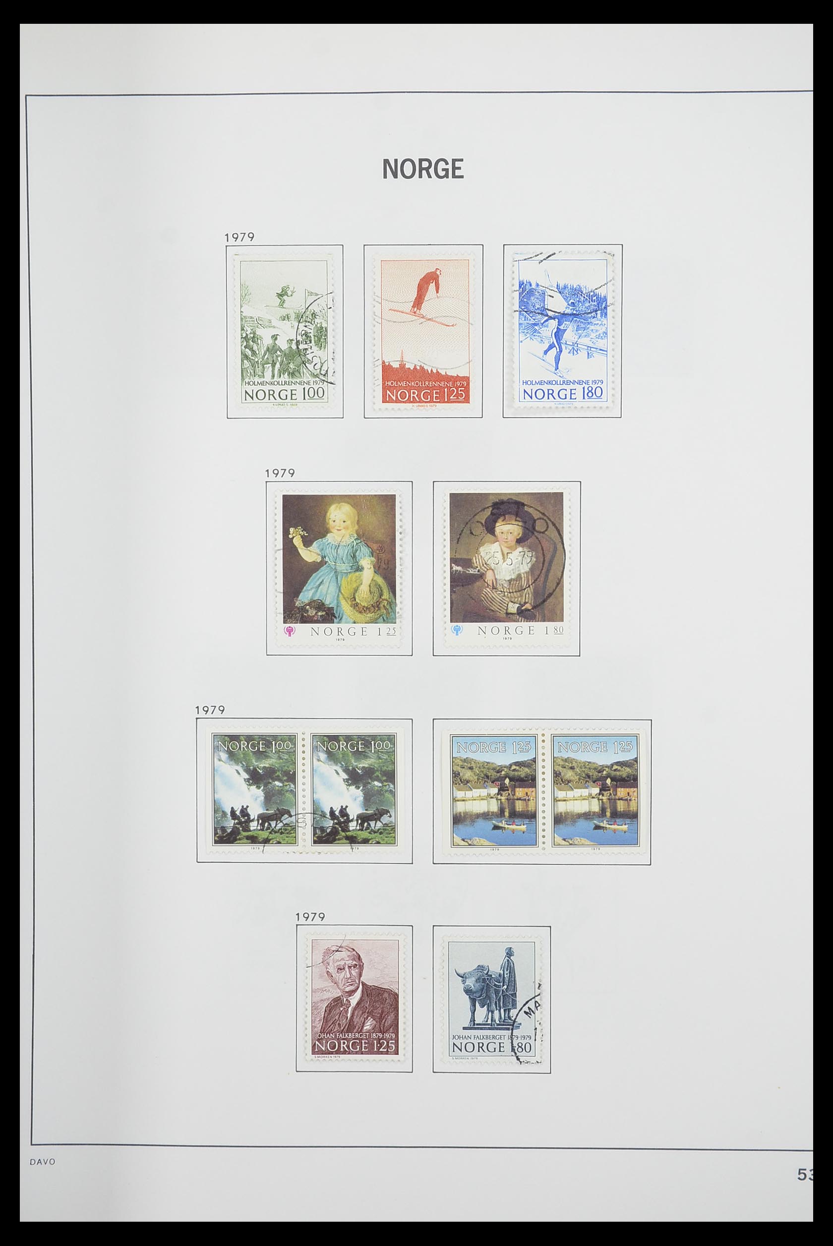 33486 057 - Postzegelverzameling 33486 Noorwegen 1856-1996.