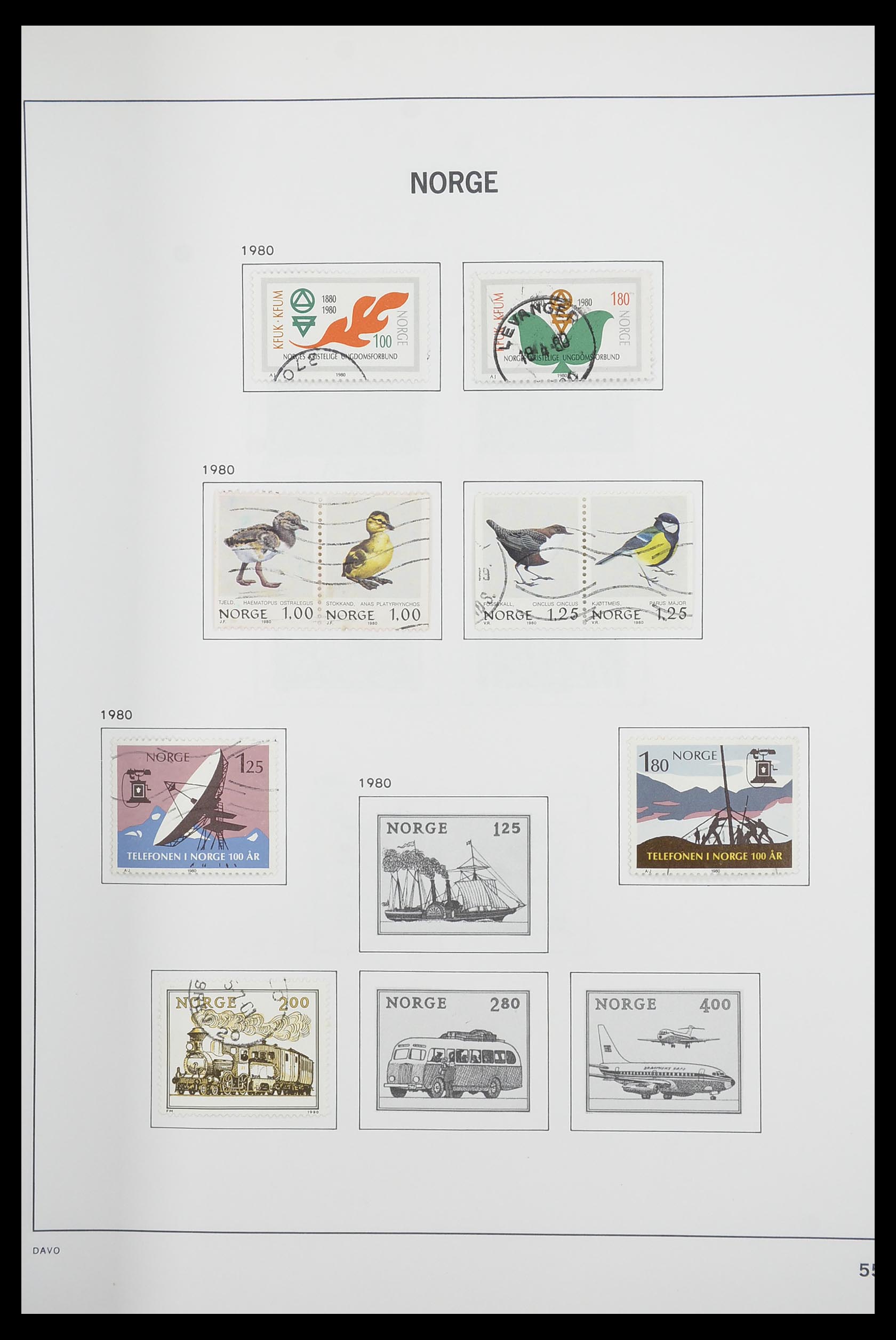 33486 059 - Postzegelverzameling 33486 Noorwegen 1856-1996.