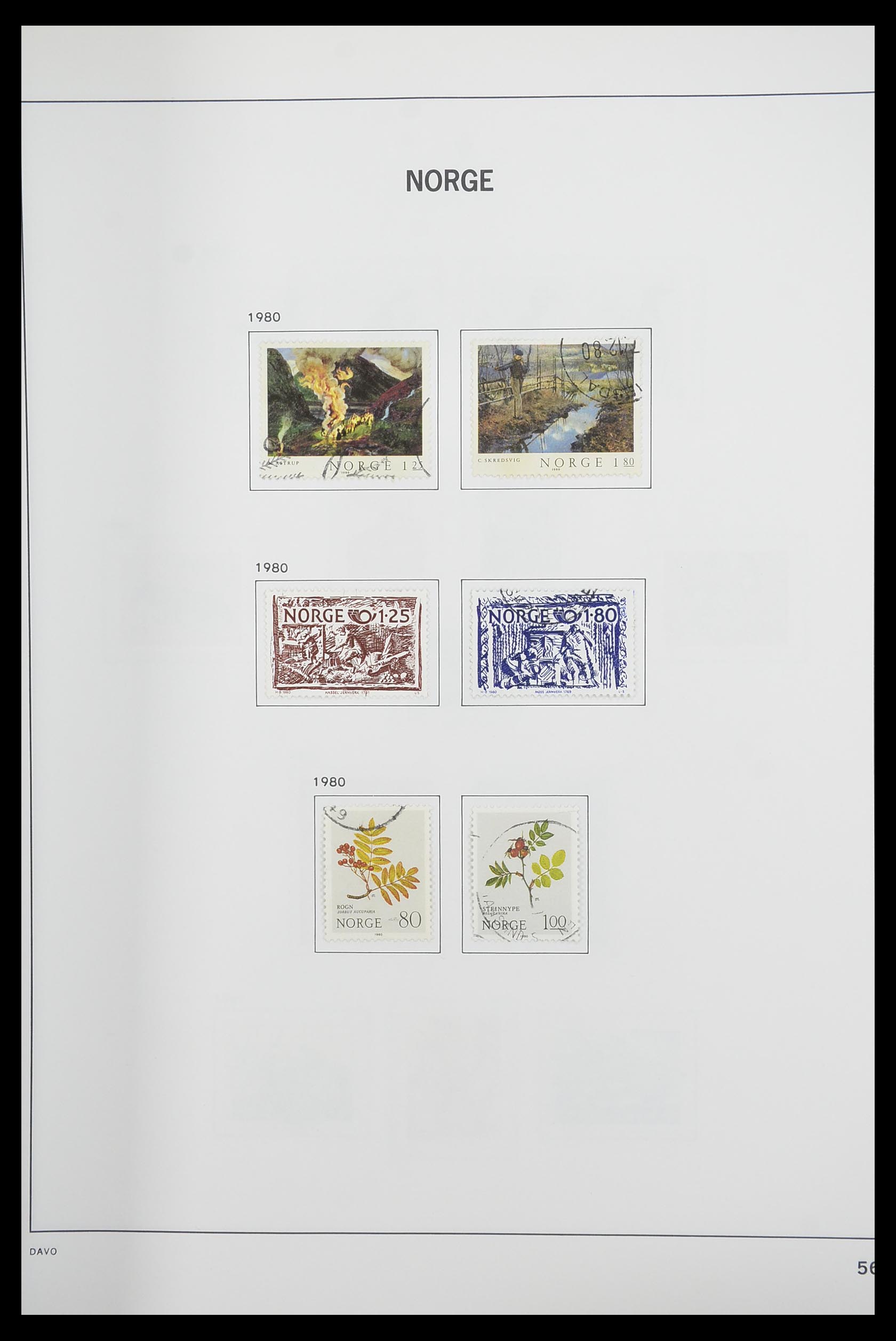 33486 060 - Postzegelverzameling 33486 Noorwegen 1856-1996.