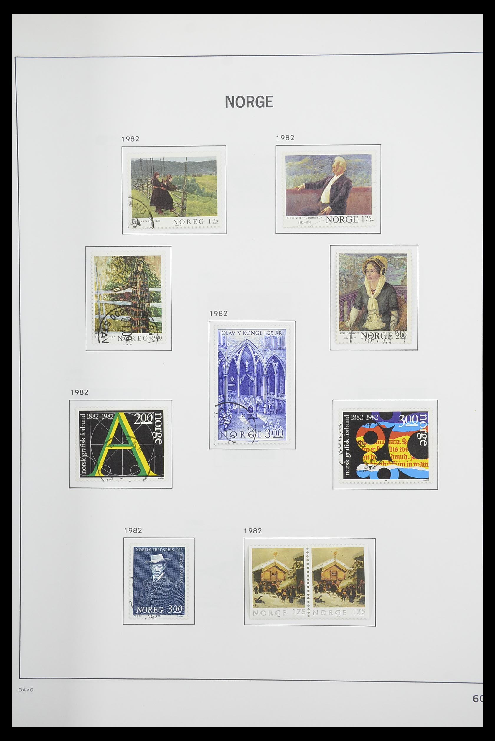 33486 064 - Postzegelverzameling 33486 Noorwegen 1856-1996.