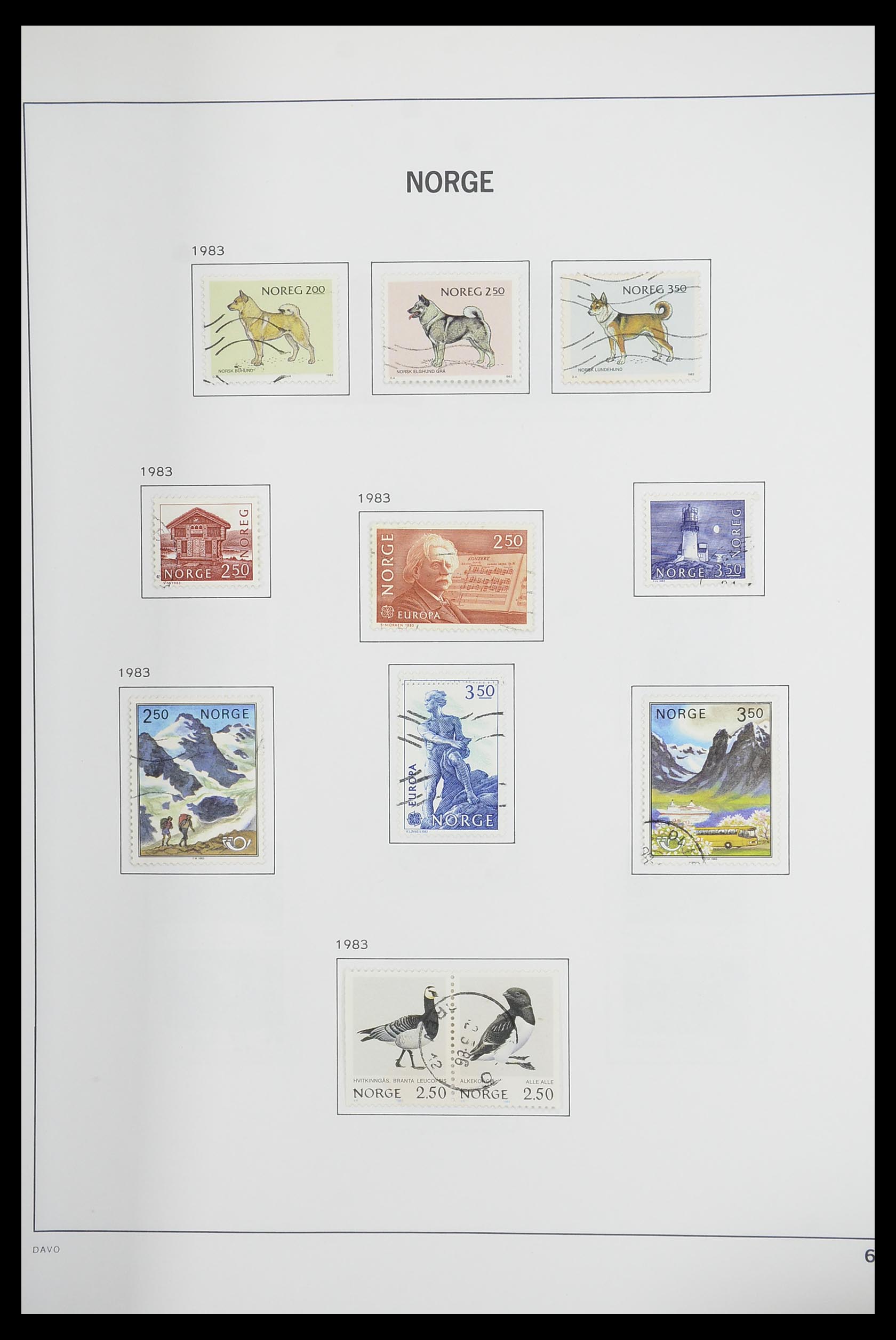 33486 065 - Postzegelverzameling 33486 Noorwegen 1856-1996.