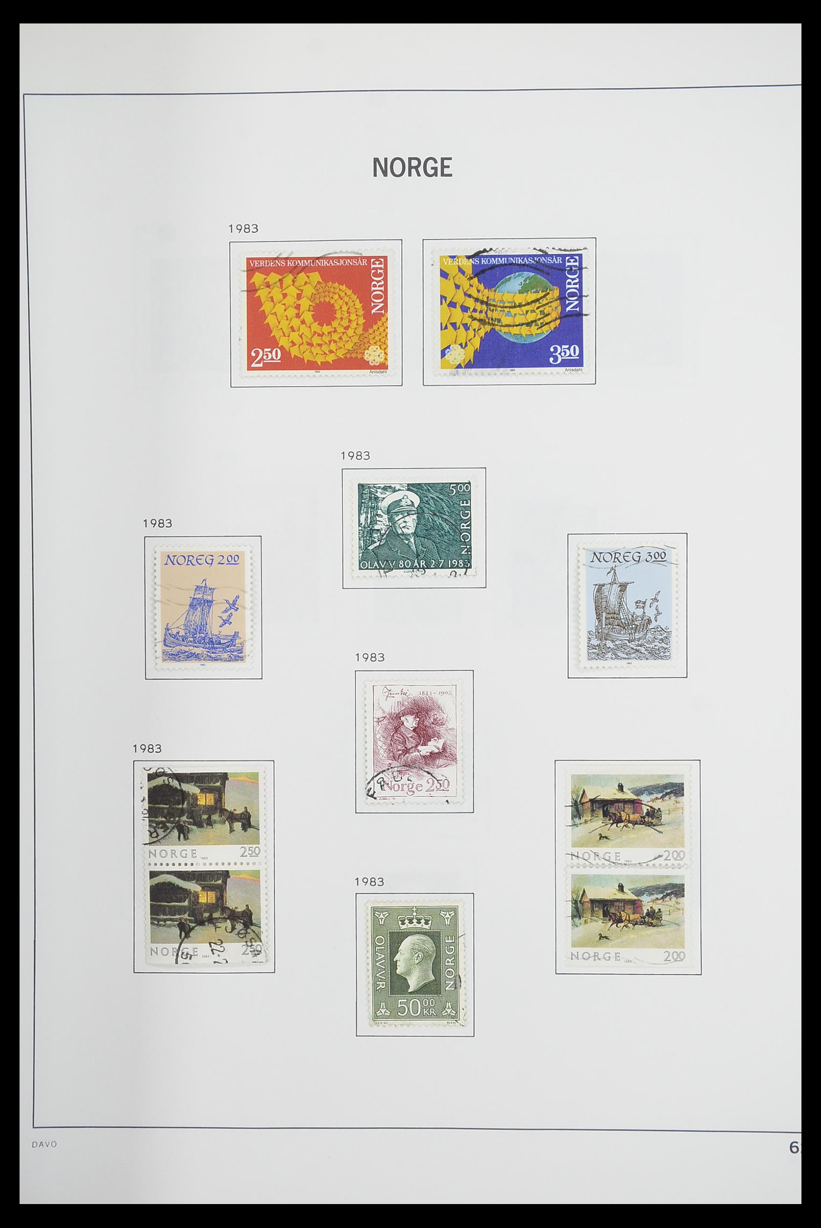 33486 066 - Postzegelverzameling 33486 Noorwegen 1856-1996.