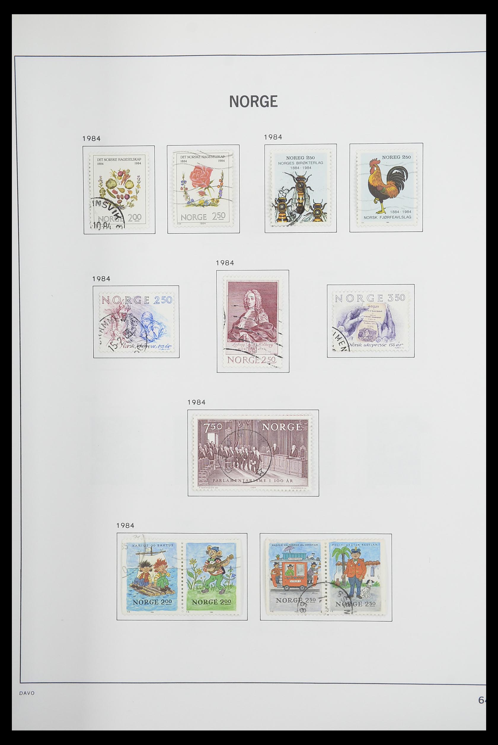 33486 068 - Postzegelverzameling 33486 Noorwegen 1856-1996.