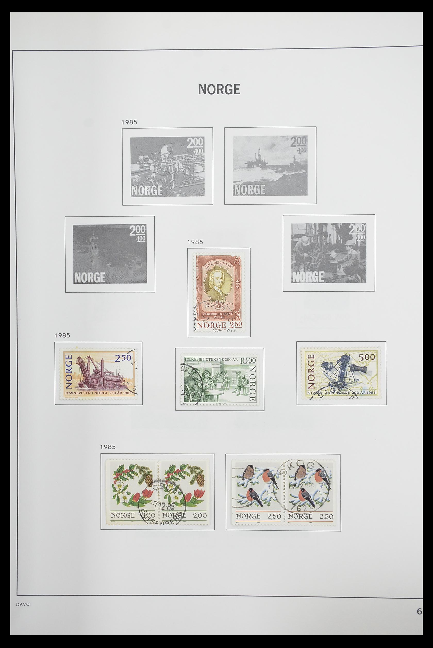33486 070 - Postzegelverzameling 33486 Noorwegen 1856-1996.