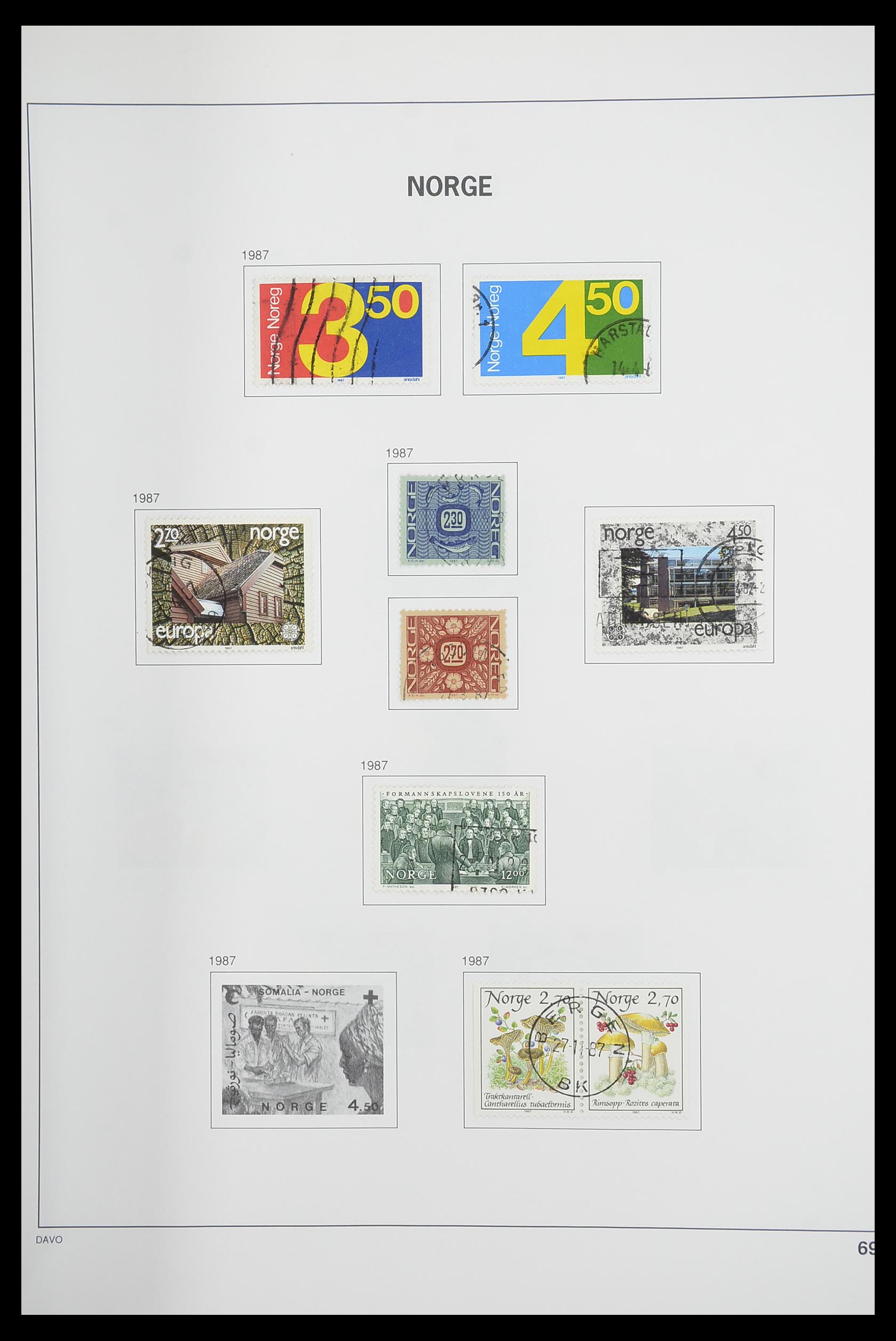 33486 073 - Postzegelverzameling 33486 Noorwegen 1856-1996.