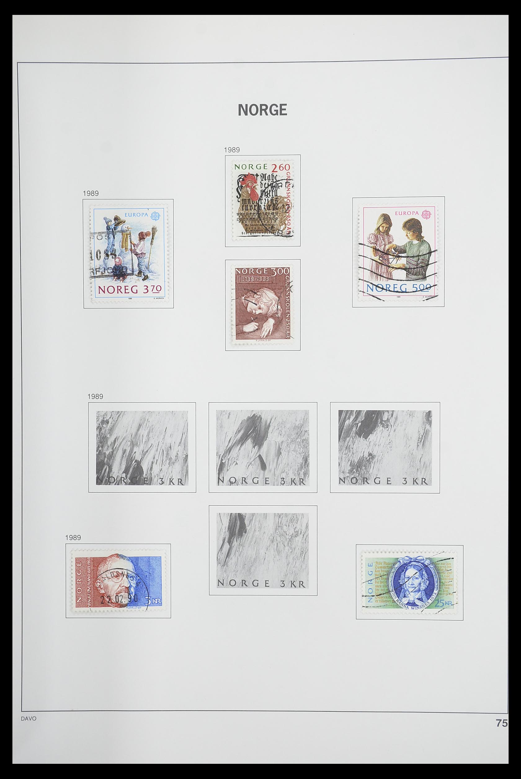 33486 079 - Postzegelverzameling 33486 Noorwegen 1856-1996.