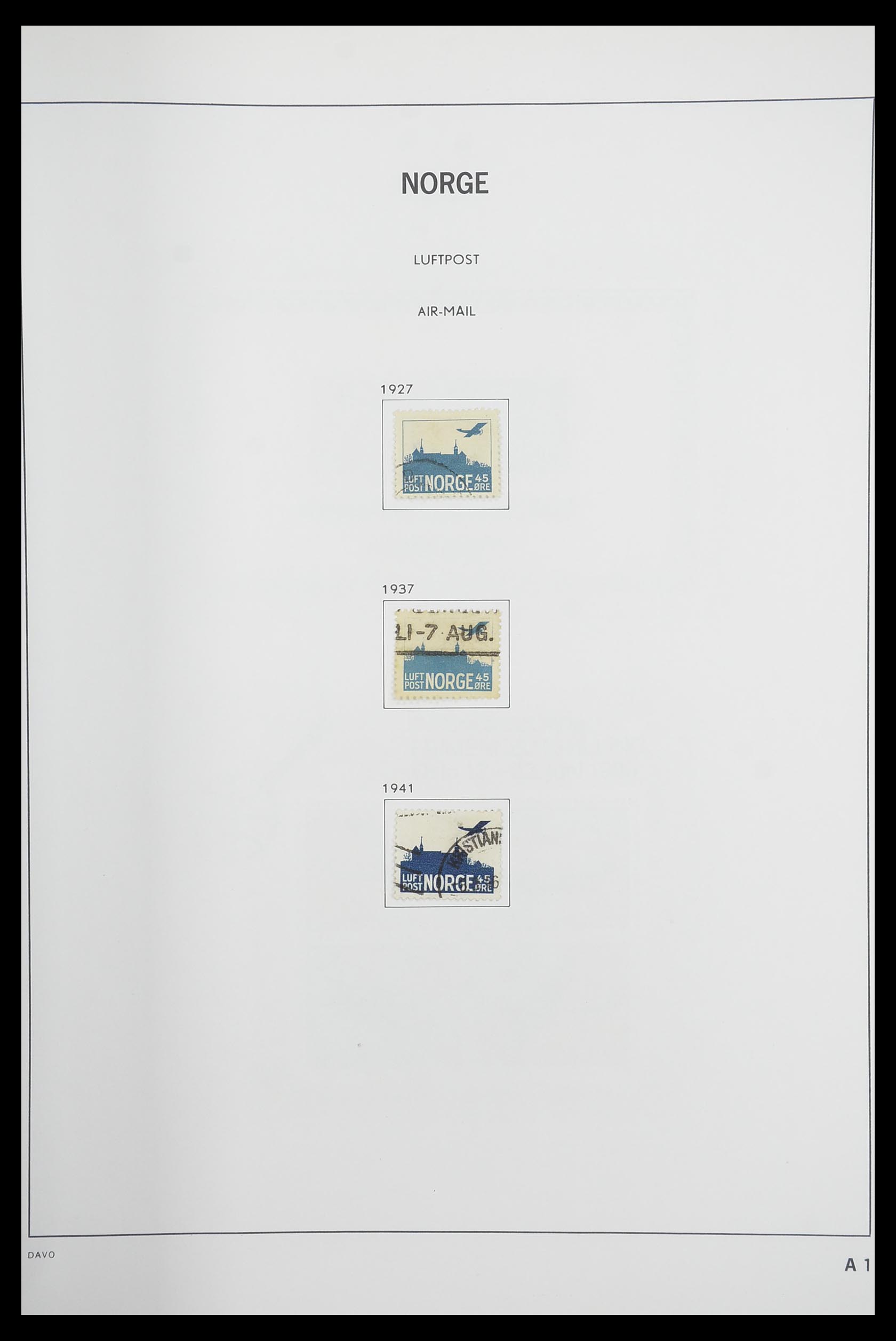 33486 100 - Stamp collection 33486 Norway 1856-1996.