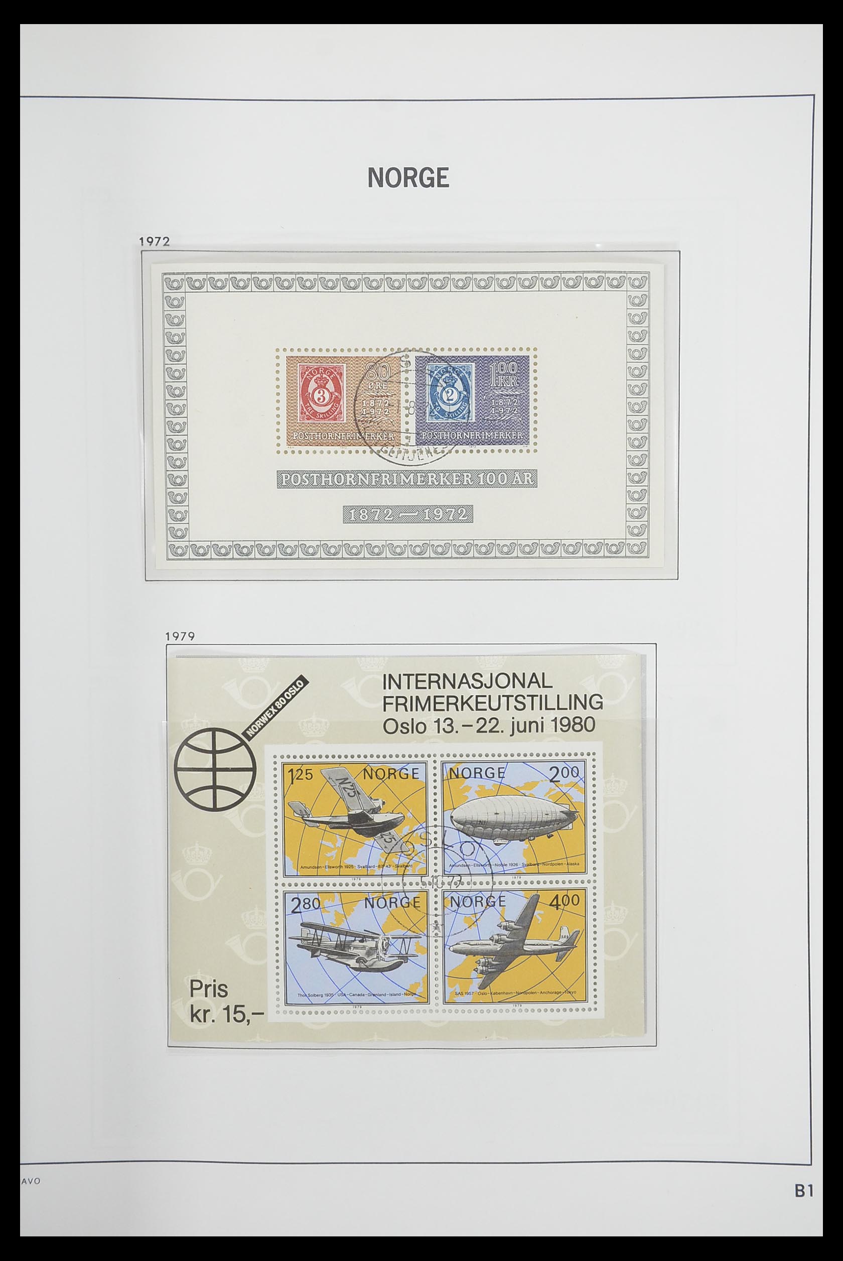 33486 101 - Postzegelverzameling 33486 Noorwegen 1856-1996.