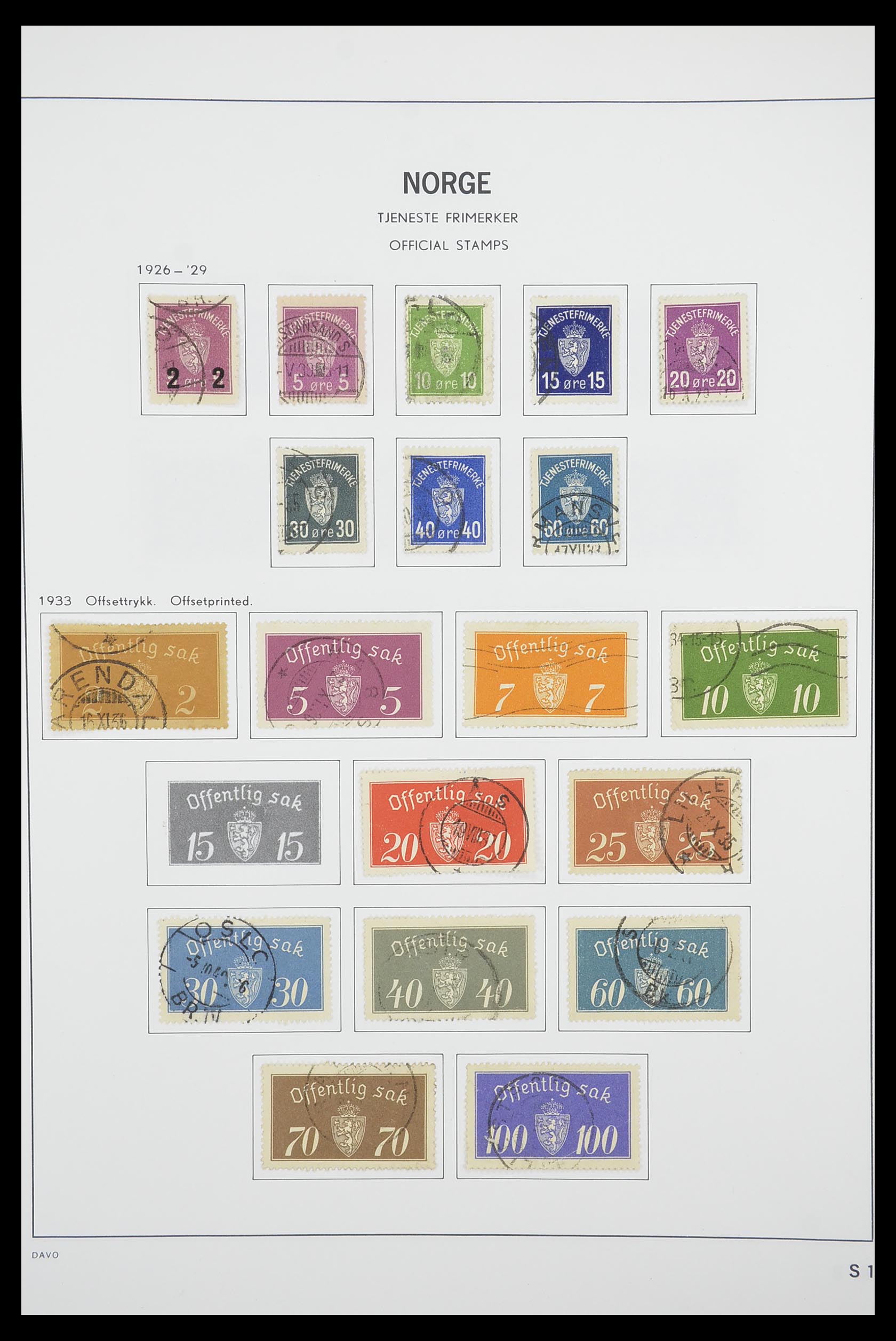 33486 107 - Stamp collection 33486 Norway 1856-1996.