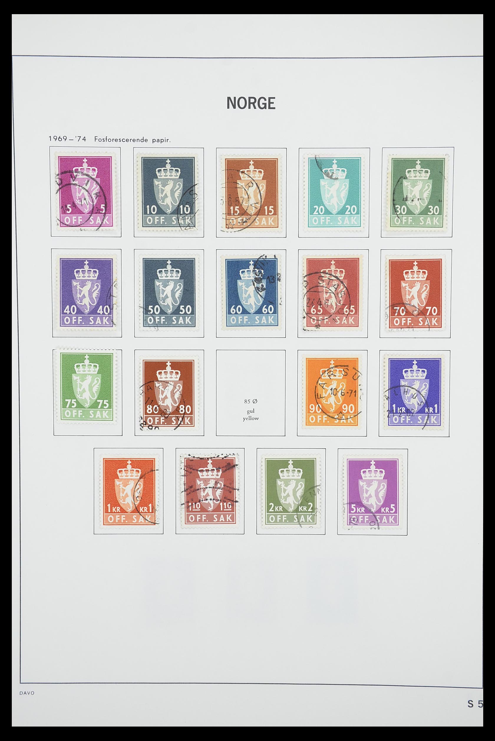33486 112 - Stamp collection 33486 Norway 1856-1996.