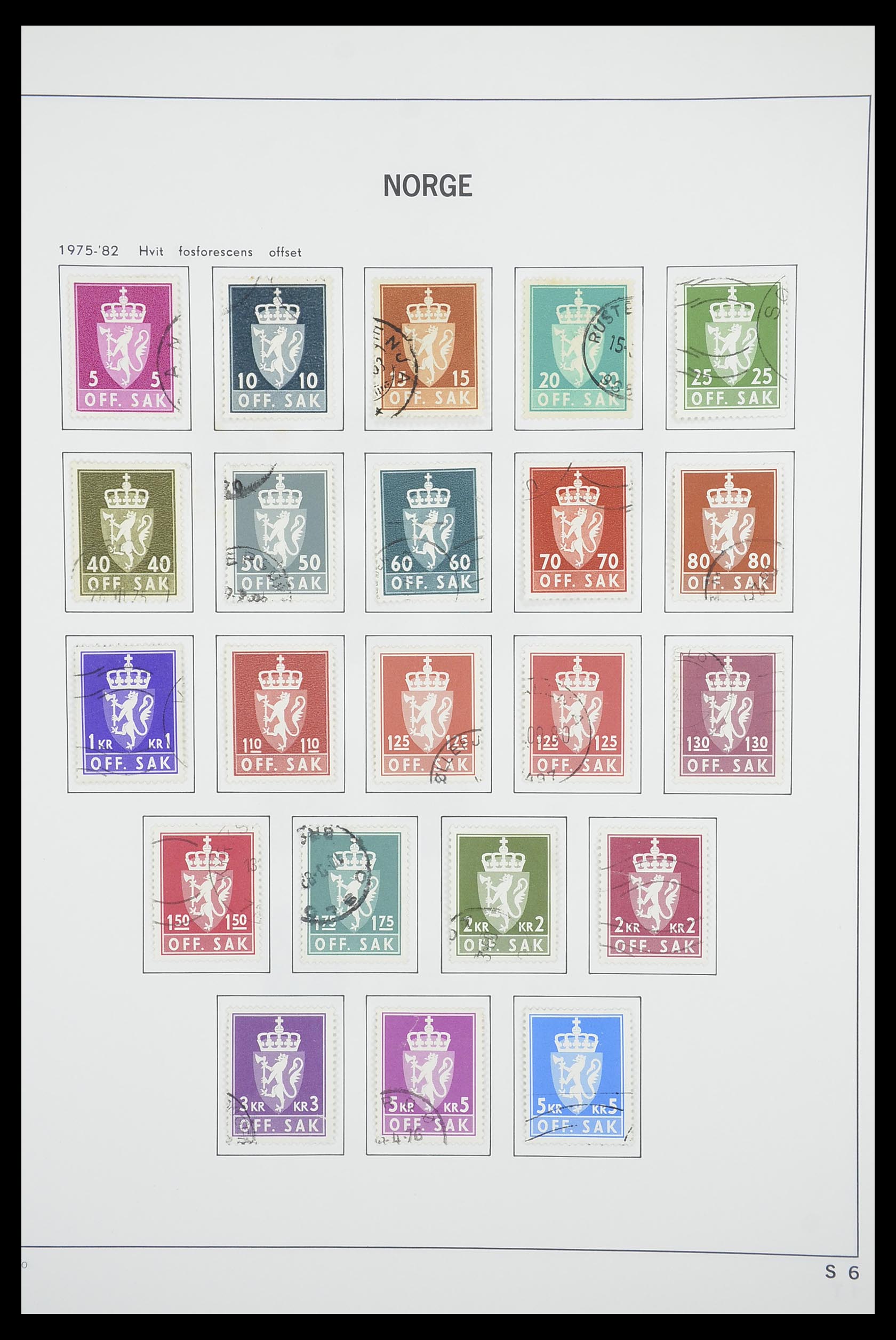 33486 113 - Stamp collection 33486 Norway 1856-1996.