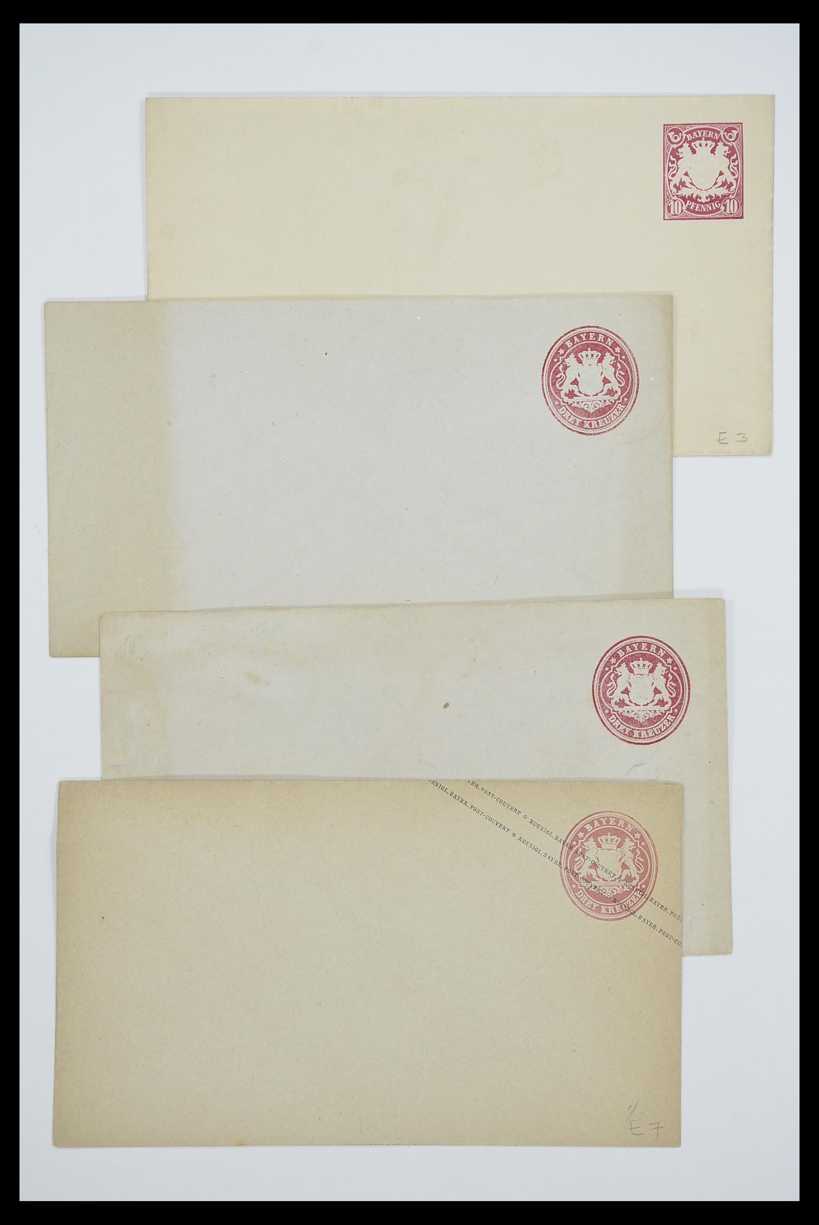 33487 009 - Postzegelverzameling 33487 Oud Duitse Staten brieven 1858-1920.