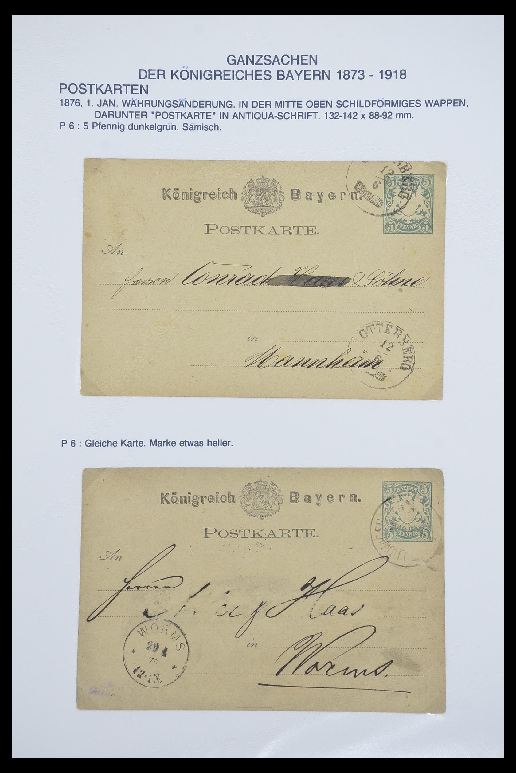 33487 013 - Postzegelverzameling 33487 Oud Duitse Staten brieven 1858-1920.
