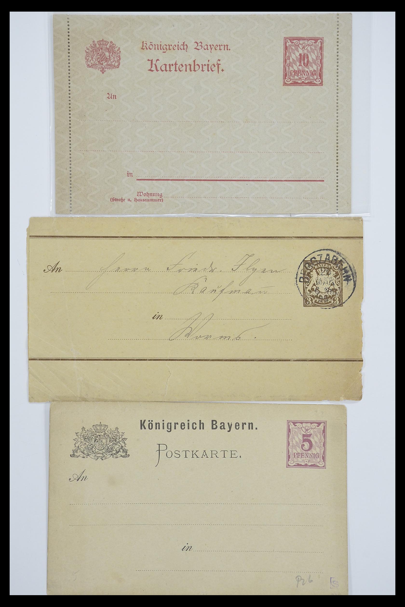 33487 030 - Postzegelverzameling 33487 Oud Duitse Staten brieven 1858-1920.