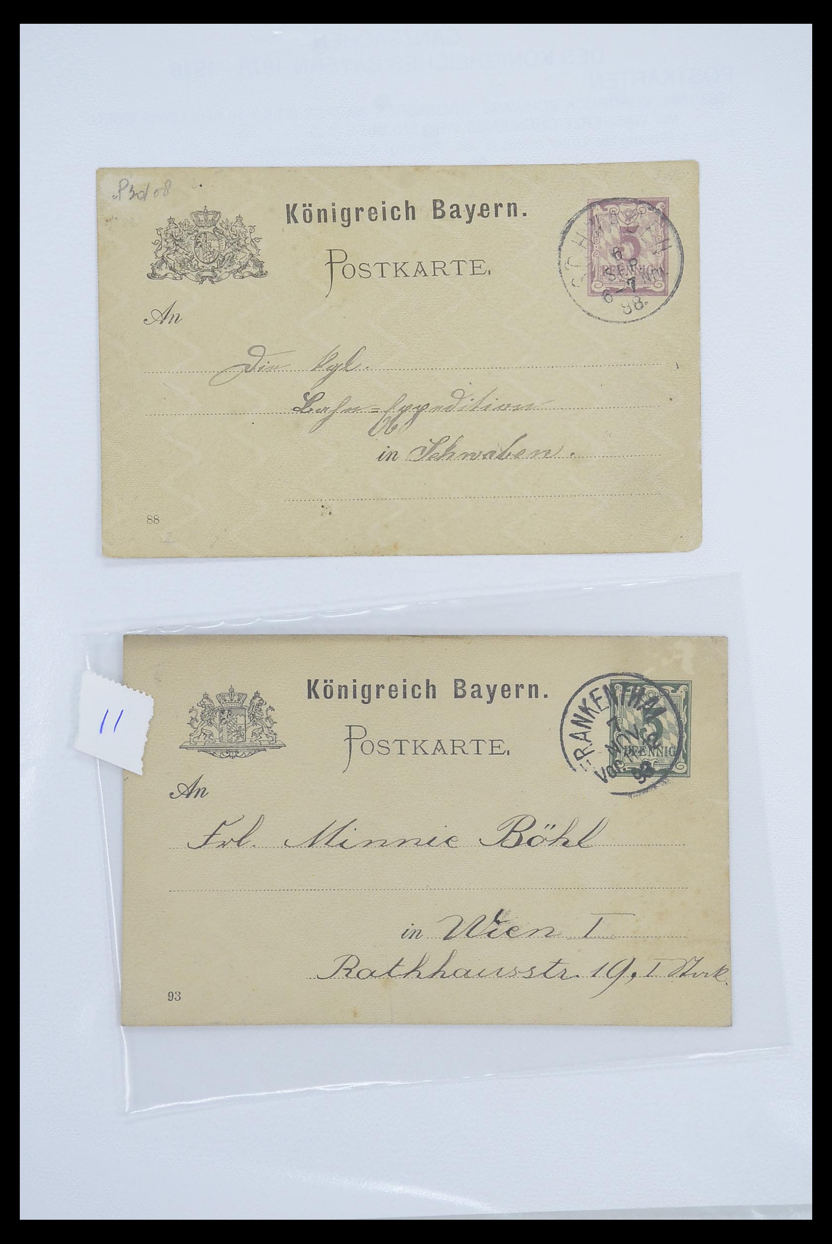 33487 031 - Postzegelverzameling 33487 Oud Duitse Staten brieven 1858-1920.