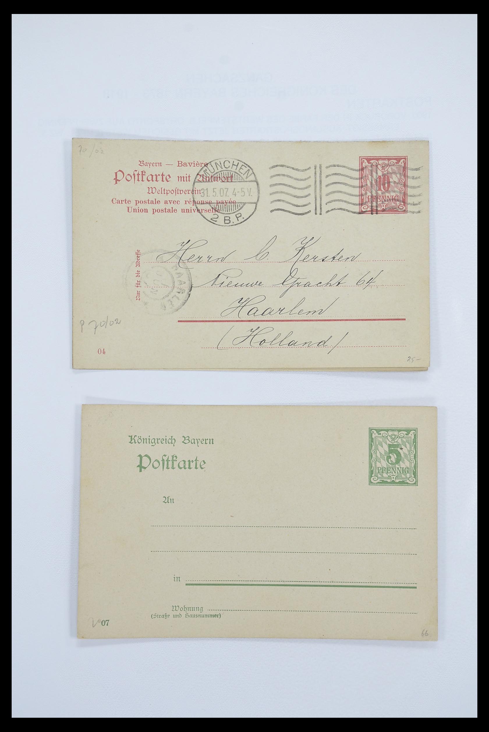 33487 043 - Postzegelverzameling 33487 Oud Duitse Staten brieven 1858-1920.