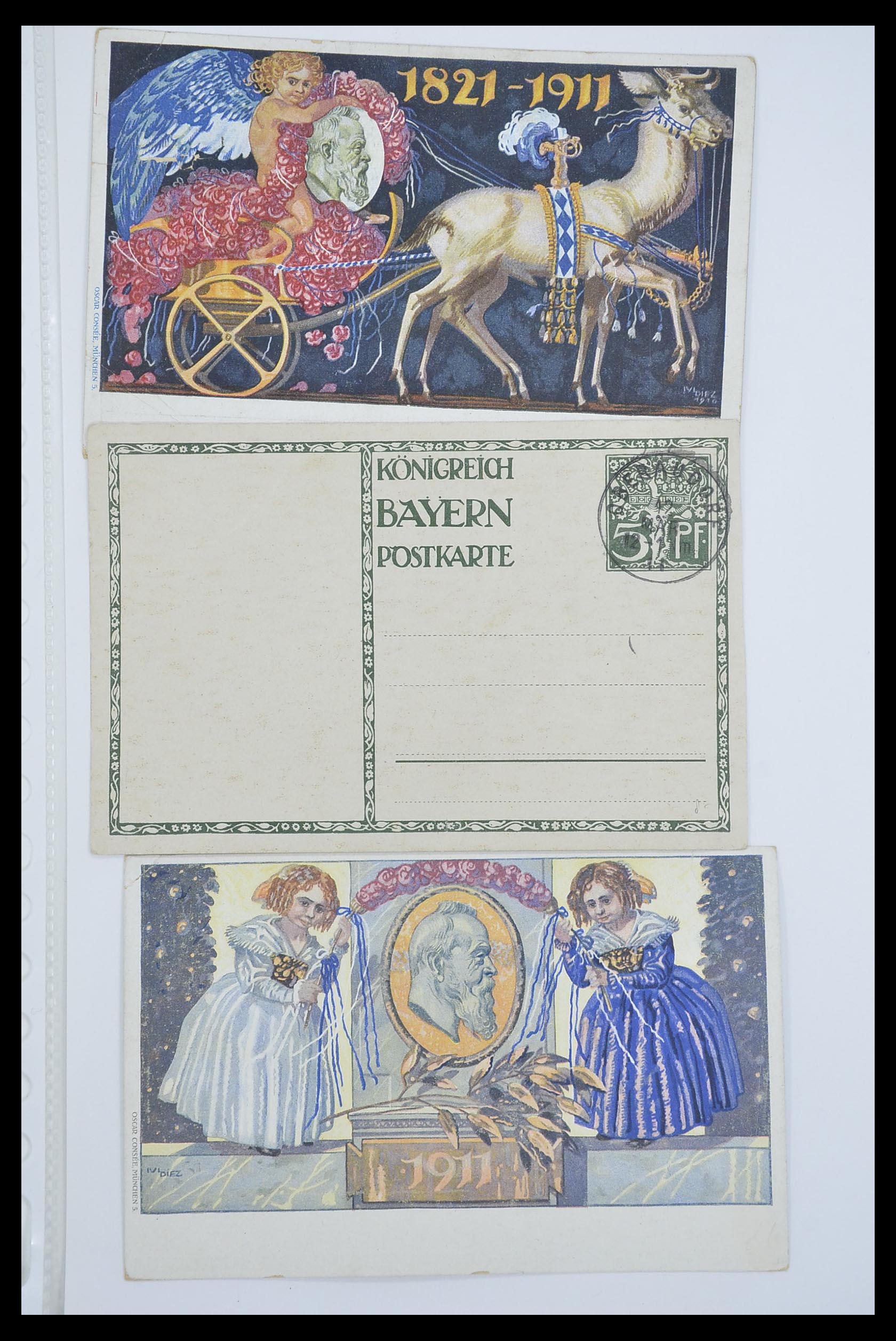 33487 052 - Postzegelverzameling 33487 Oud Duitse Staten brieven 1858-1920.
