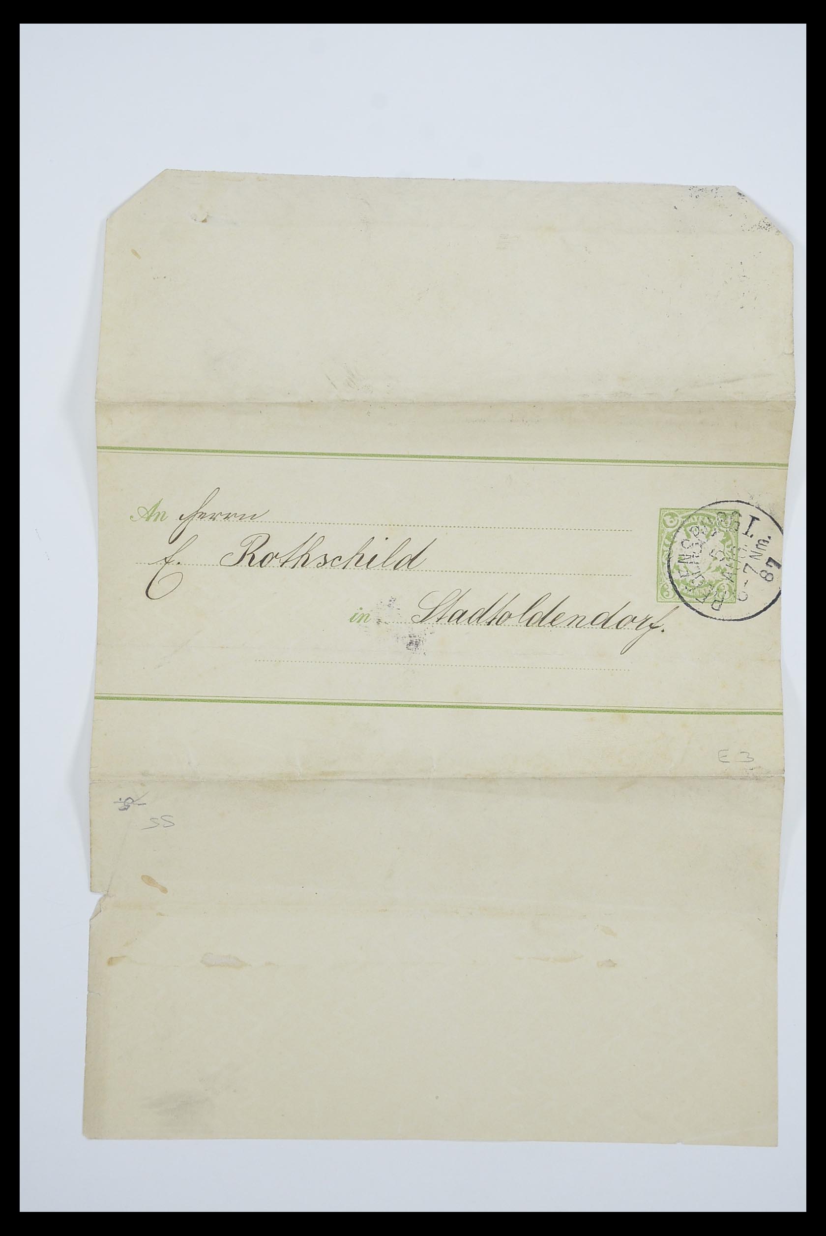 33487 053 - Postzegelverzameling 33487 Oud Duitse Staten brieven 1858-1920.