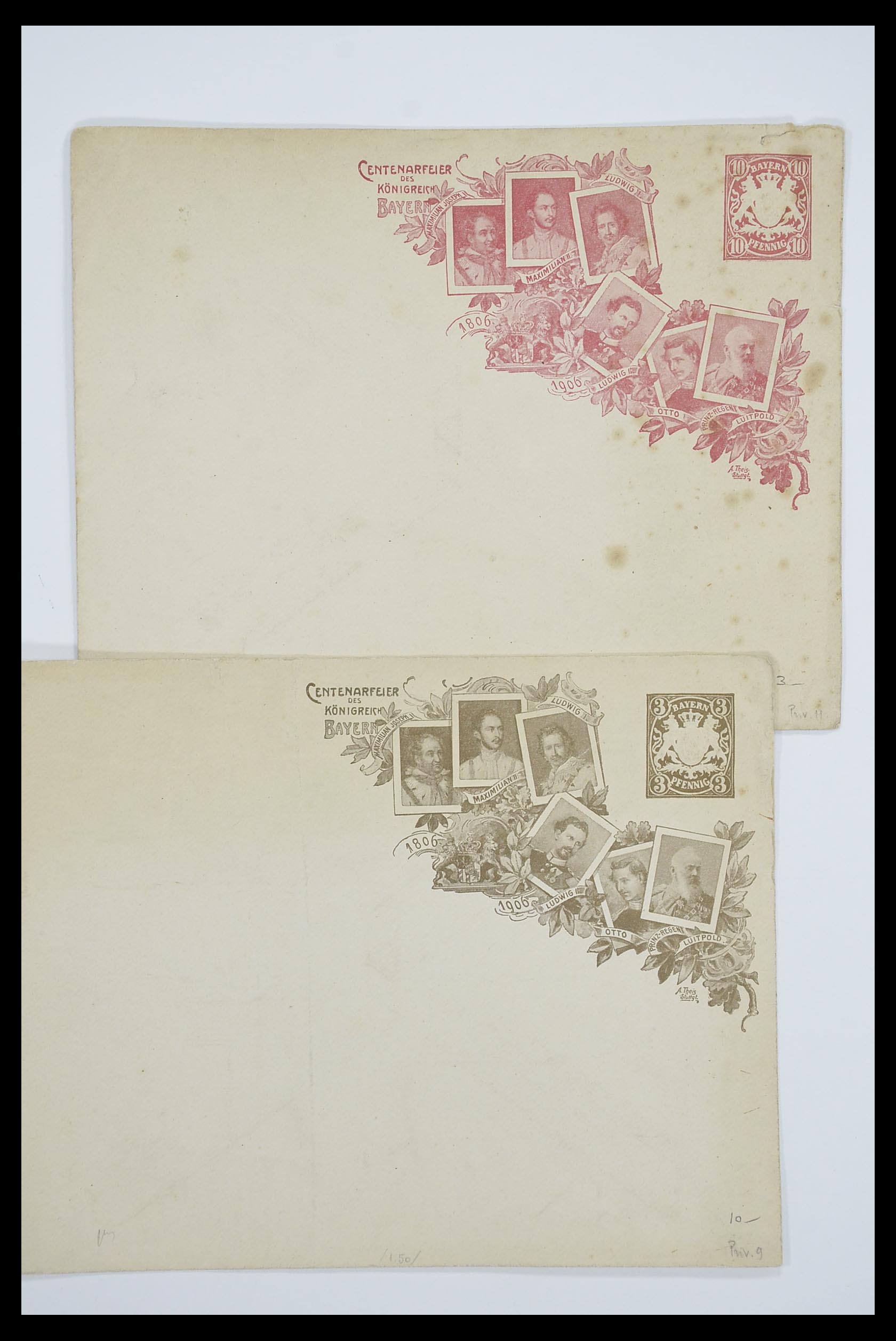 33487 059 - Stamp collection 33487 Old German States covers 1858-1920.