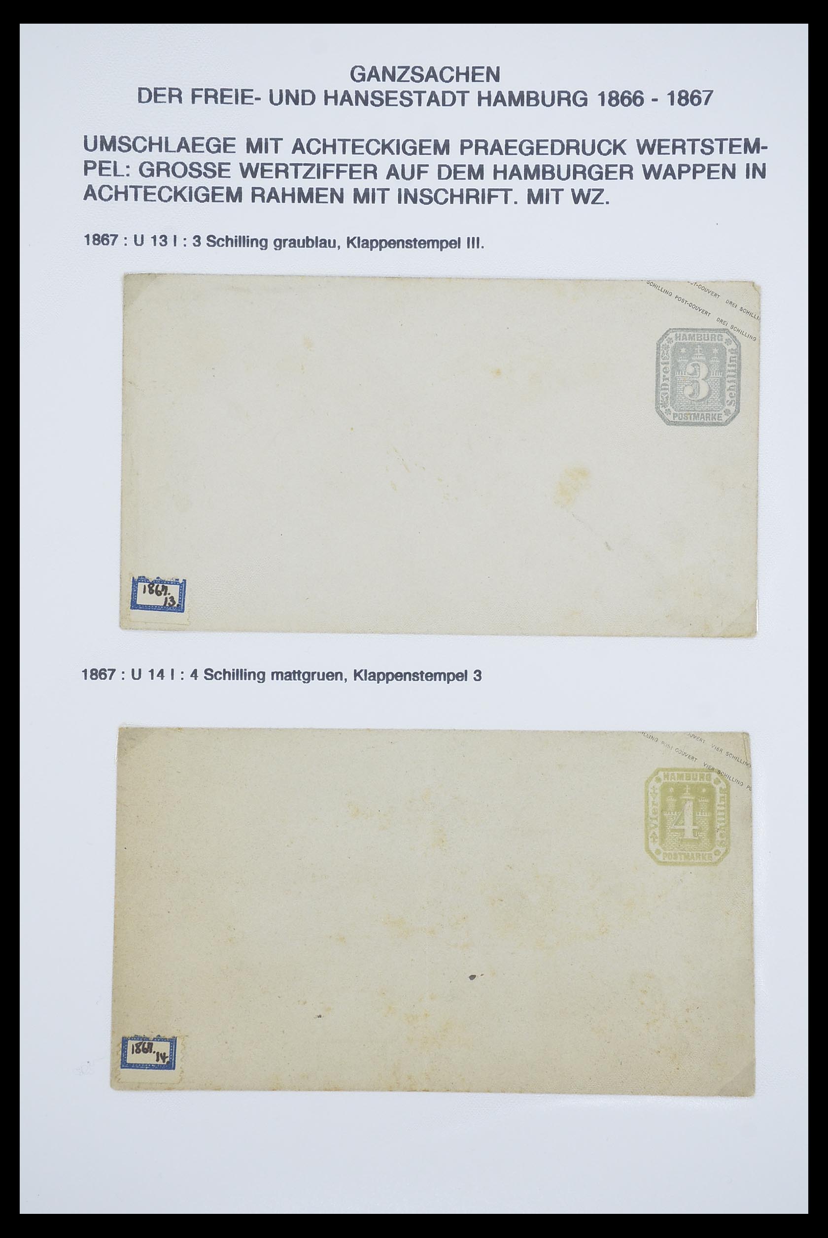 33487 065 - Stamp collection 33487 Old German States covers 1858-1920.