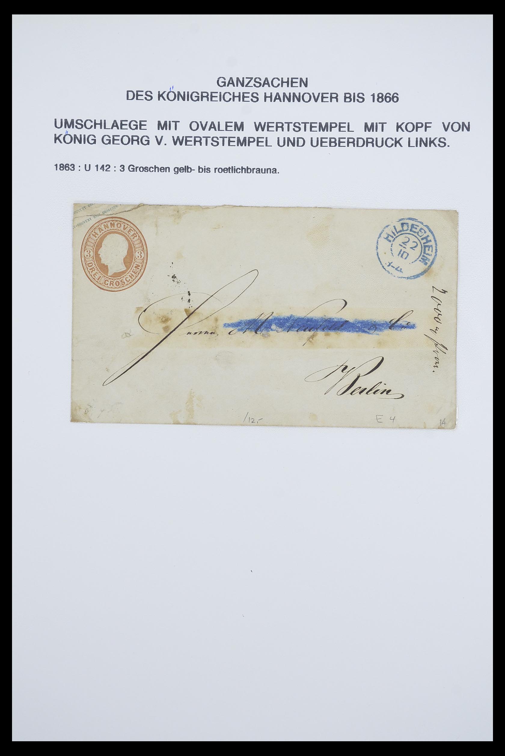 33487 070 - Stamp collection 33487 Old German States covers 1858-1920.