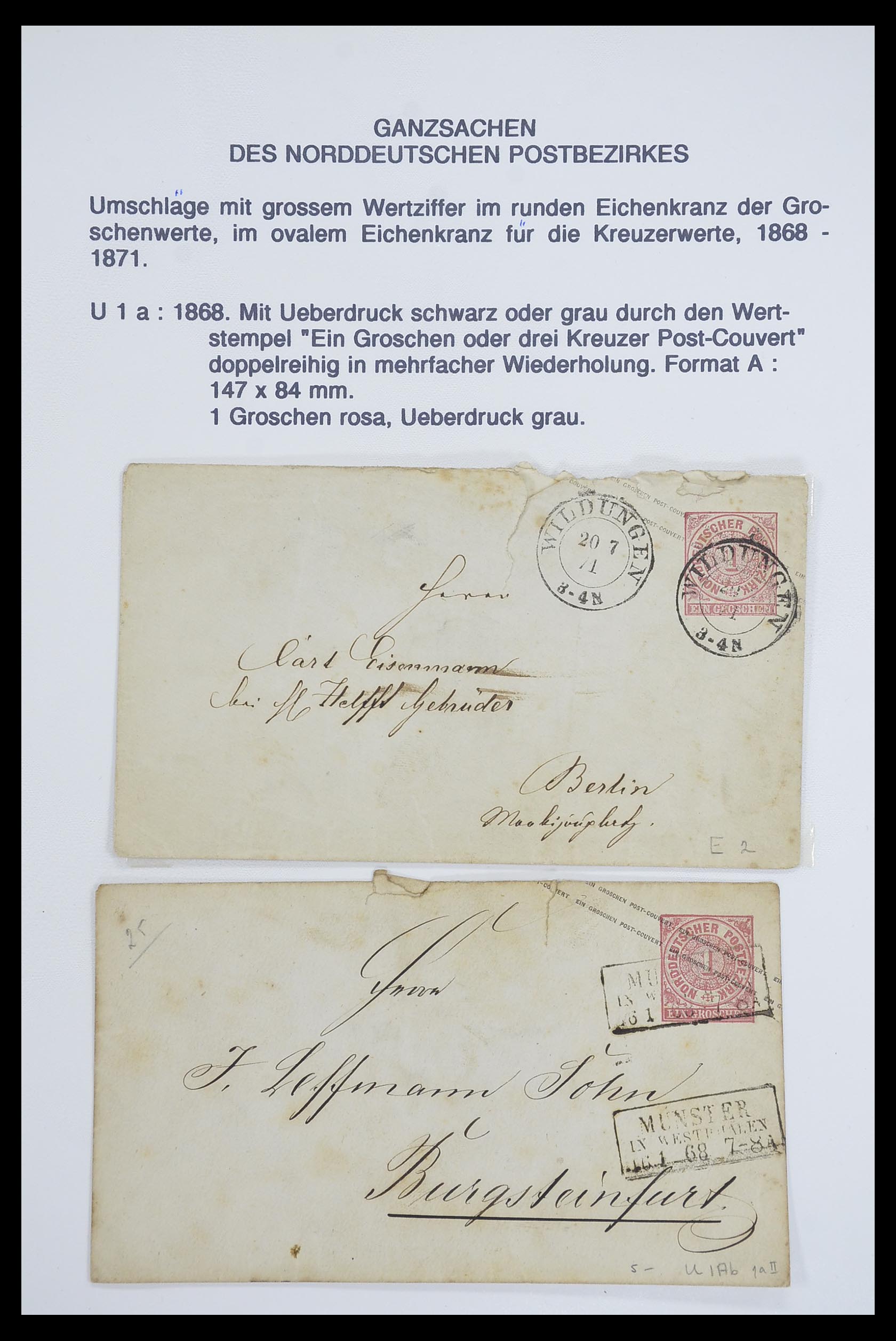 33487 085 - Stamp collection 33487 Old German States covers 1858-1920.