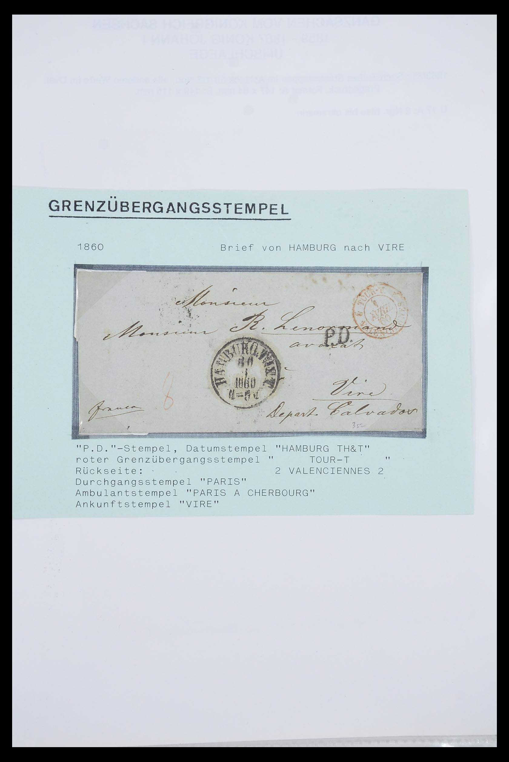33487 108 - Stamp collection 33487 Old German States covers 1858-1920.