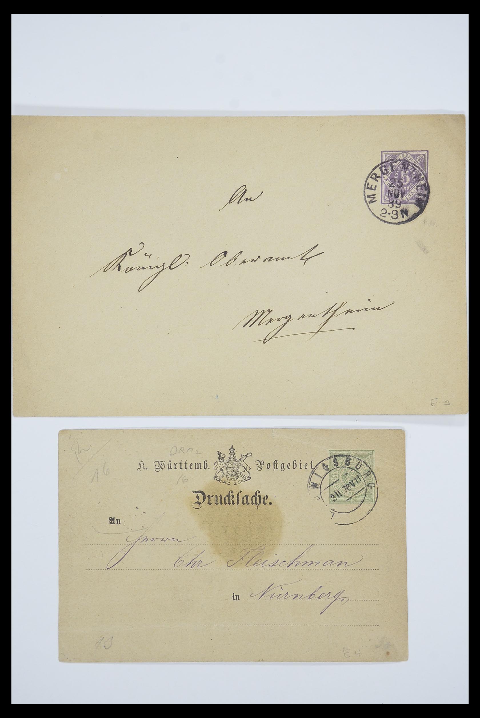 33487 149 - Postzegelverzameling 33487 Oud Duitse Staten brieven 1858-1920.