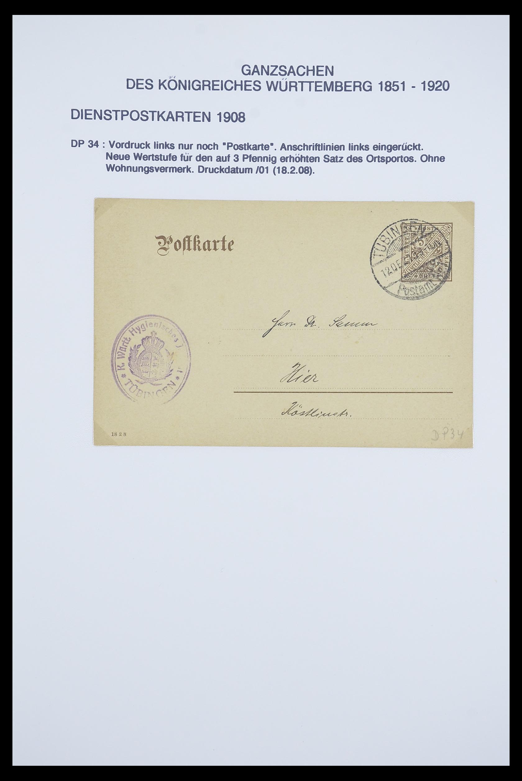 33487 152 - Stamp collection 33487 Old German States covers 1858-1920.