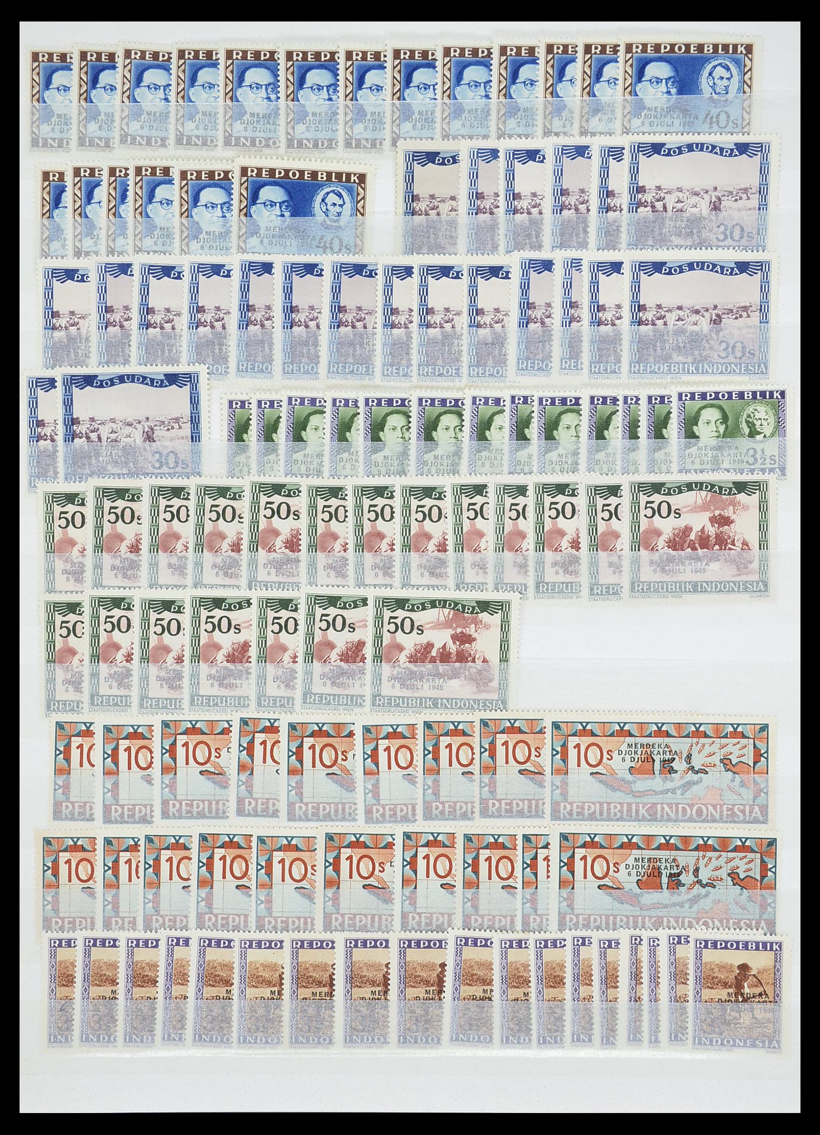 33489 006 - Postzegelverzameling 33489 Japanse bezetting Nederlands Indië en inte