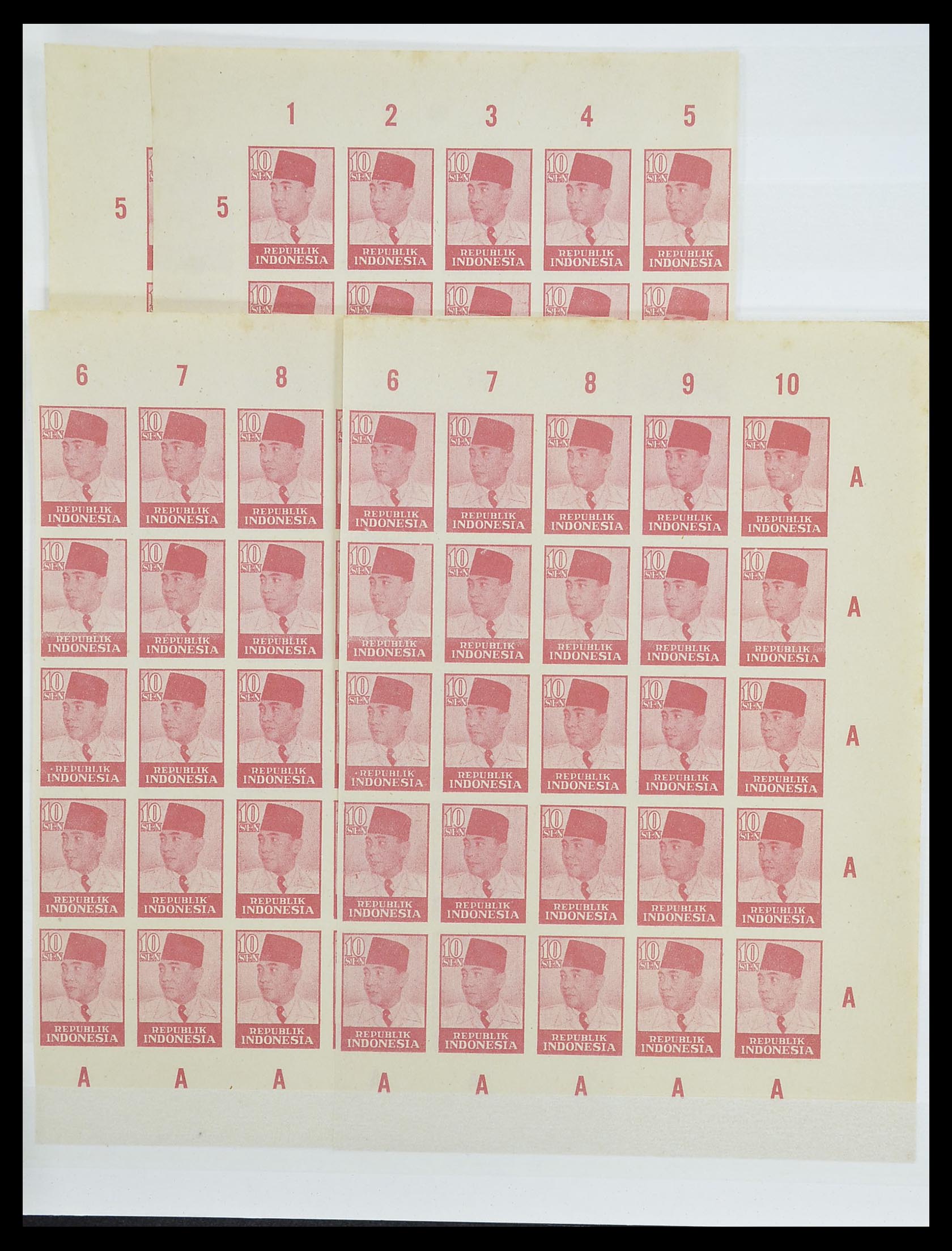 33489 014 - Postzegelverzameling 33489 Japanse bezetting Nederlands Indië en inte