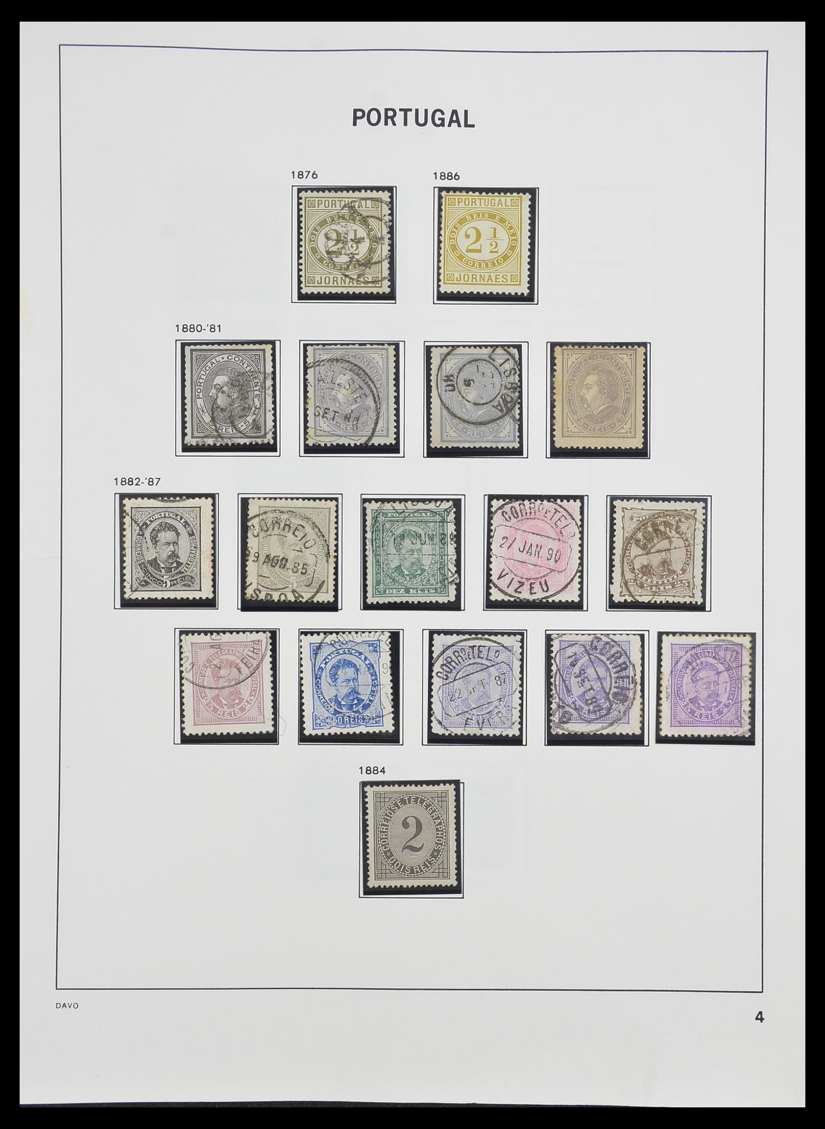 33491 004 - Postzegelverzameling 33491 Portugal 1853-2010.