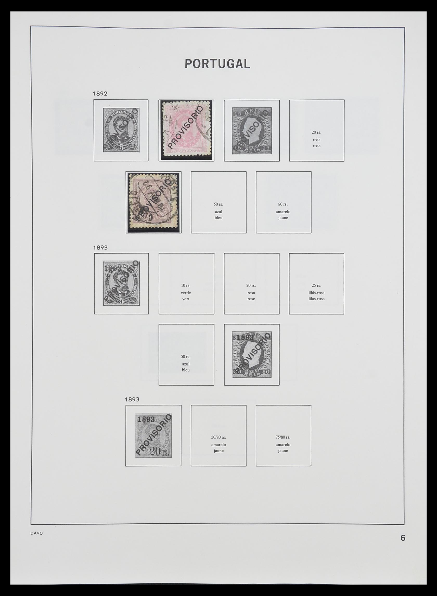 33491 006 - Postzegelverzameling 33491 Portugal 1853-2010.