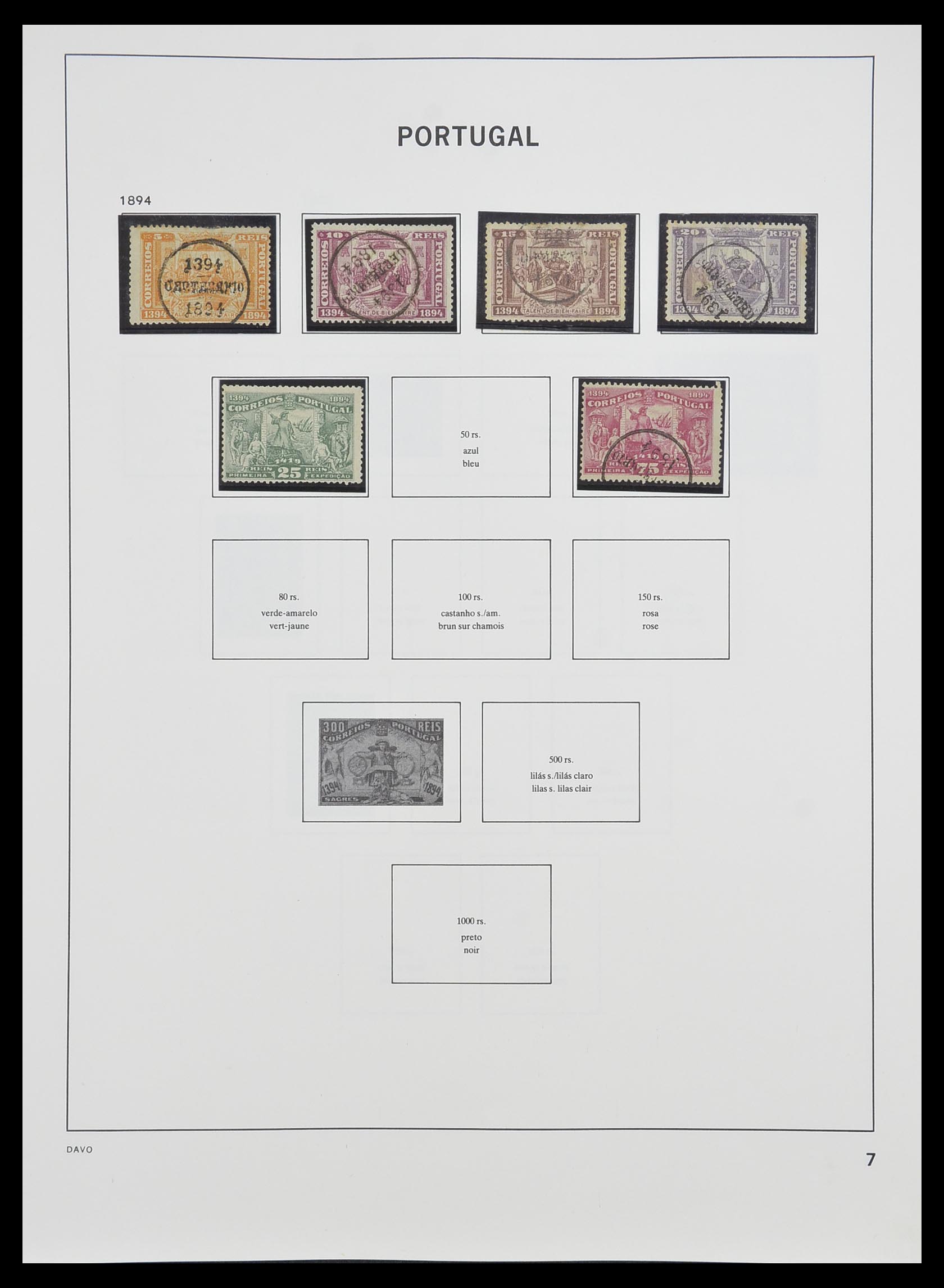 33491 007 - Postzegelverzameling 33491 Portugal 1853-2010.