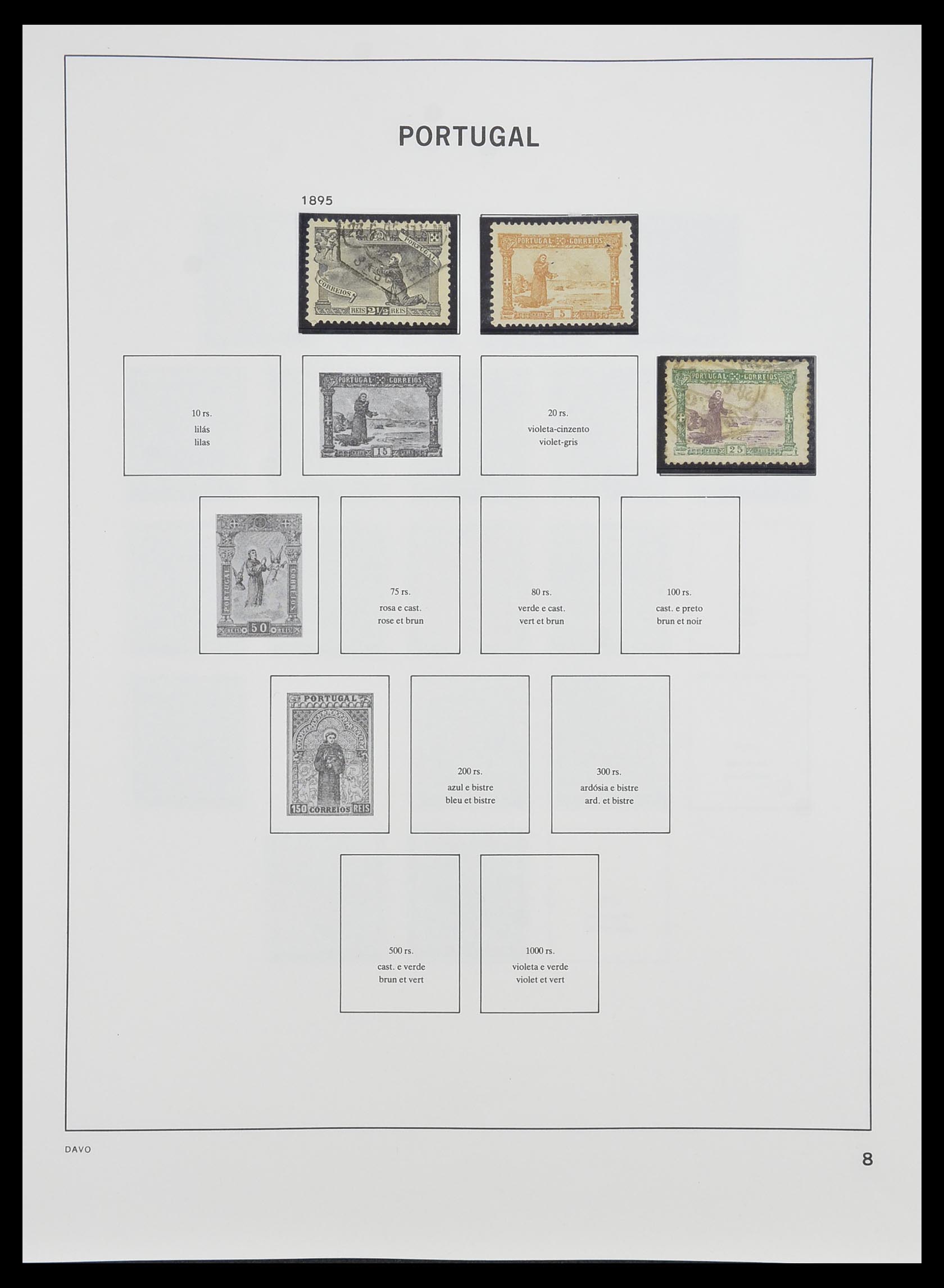 33491 008 - Postzegelverzameling 33491 Portugal 1853-2010.