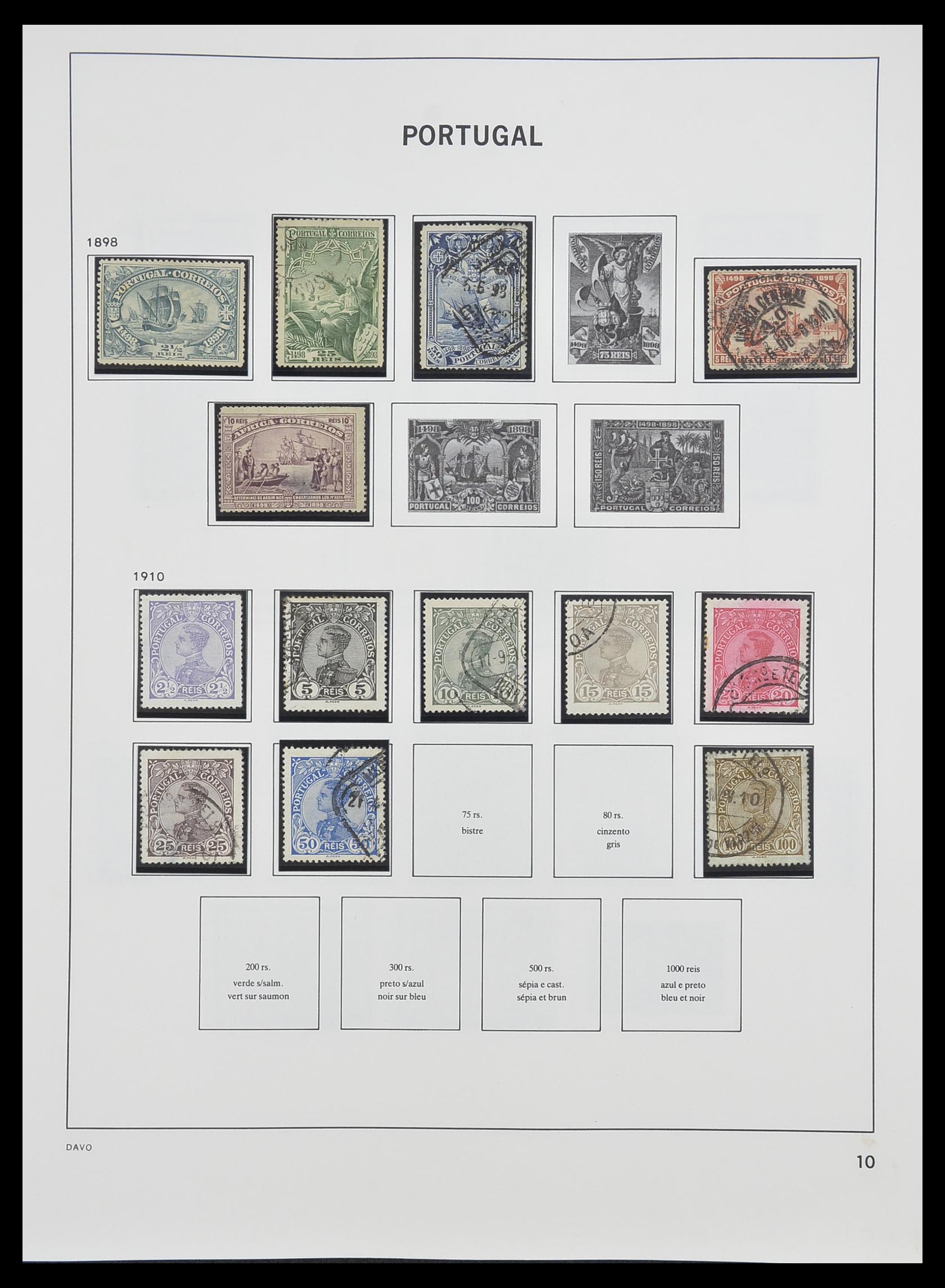 33491 010 - Postzegelverzameling 33491 Portugal 1853-2010.