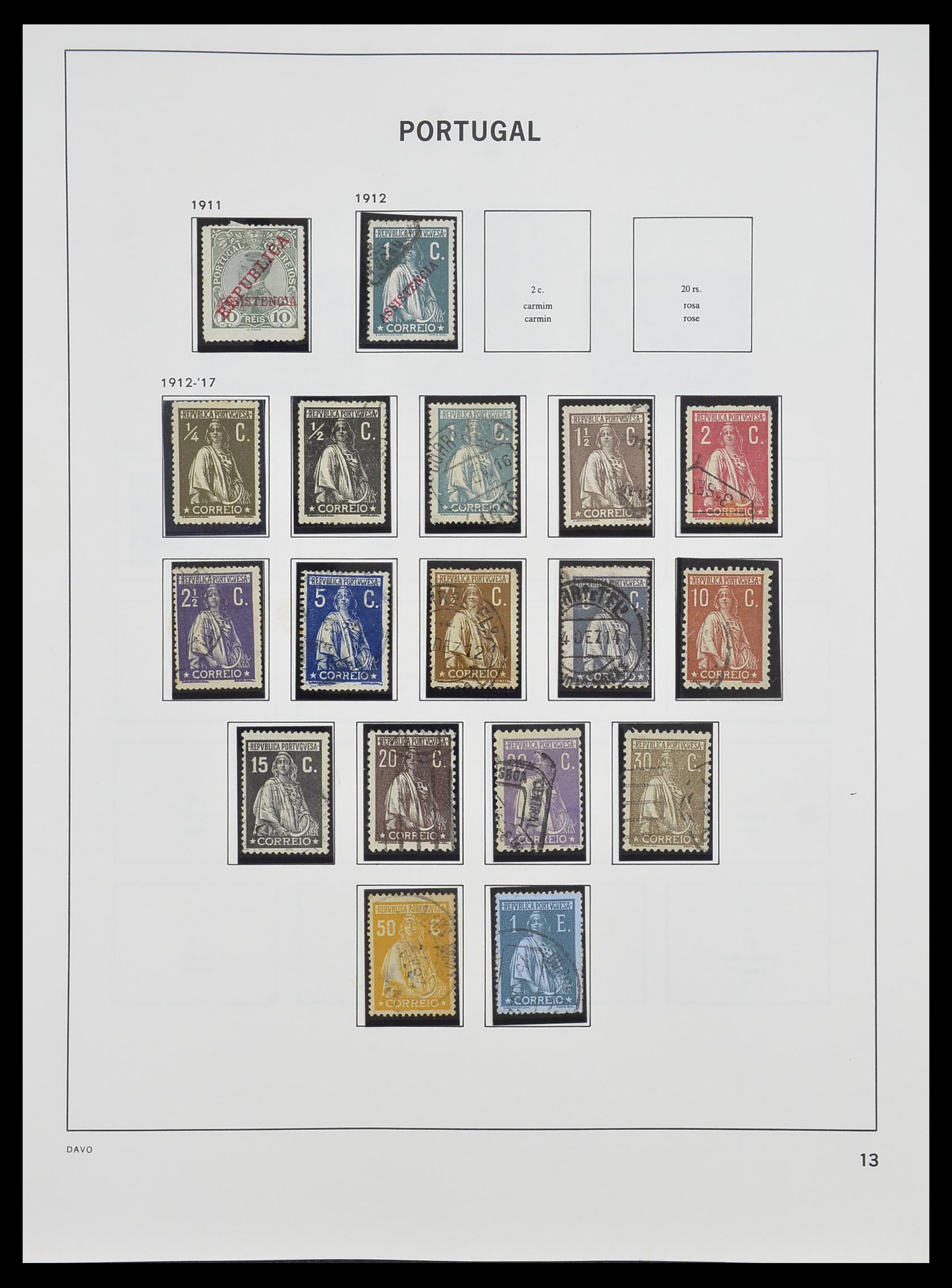 33491 012 - Postzegelverzameling 33491 Portugal 1853-2010.