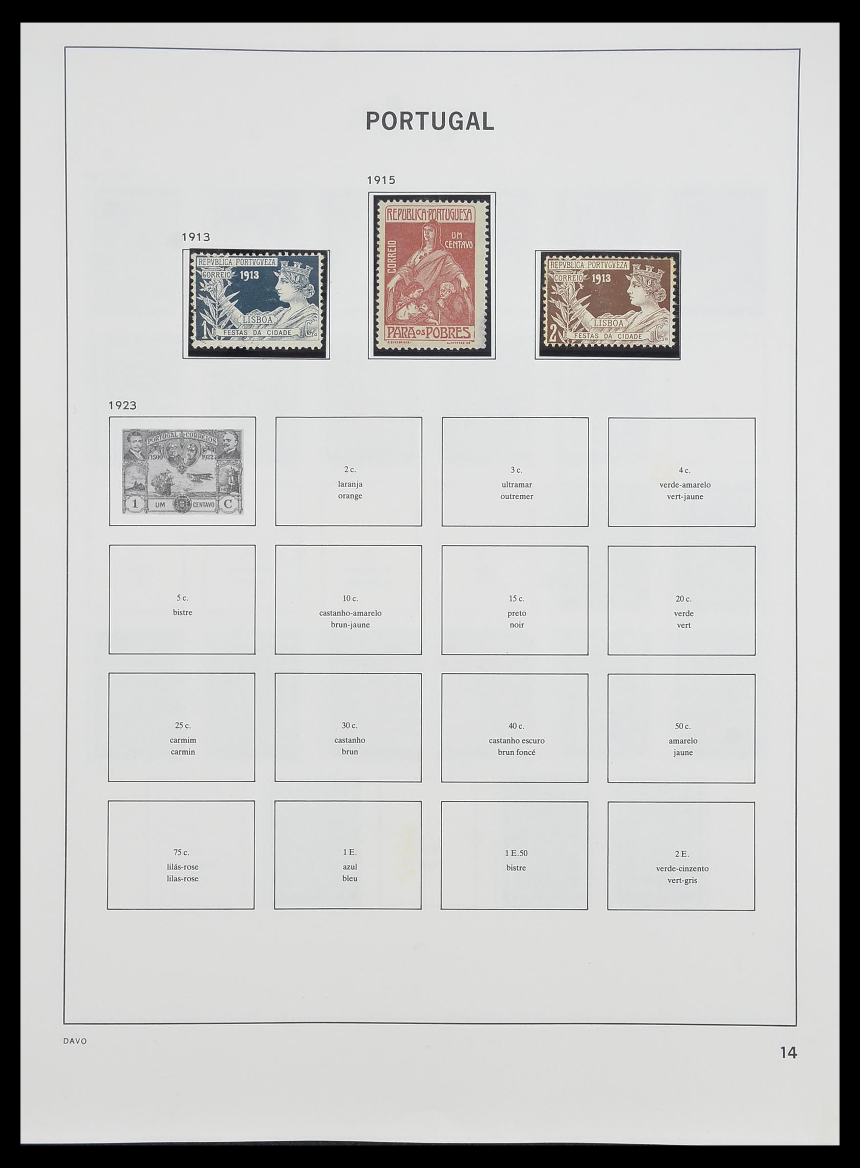 33491 013 - Postzegelverzameling 33491 Portugal 1853-2010.