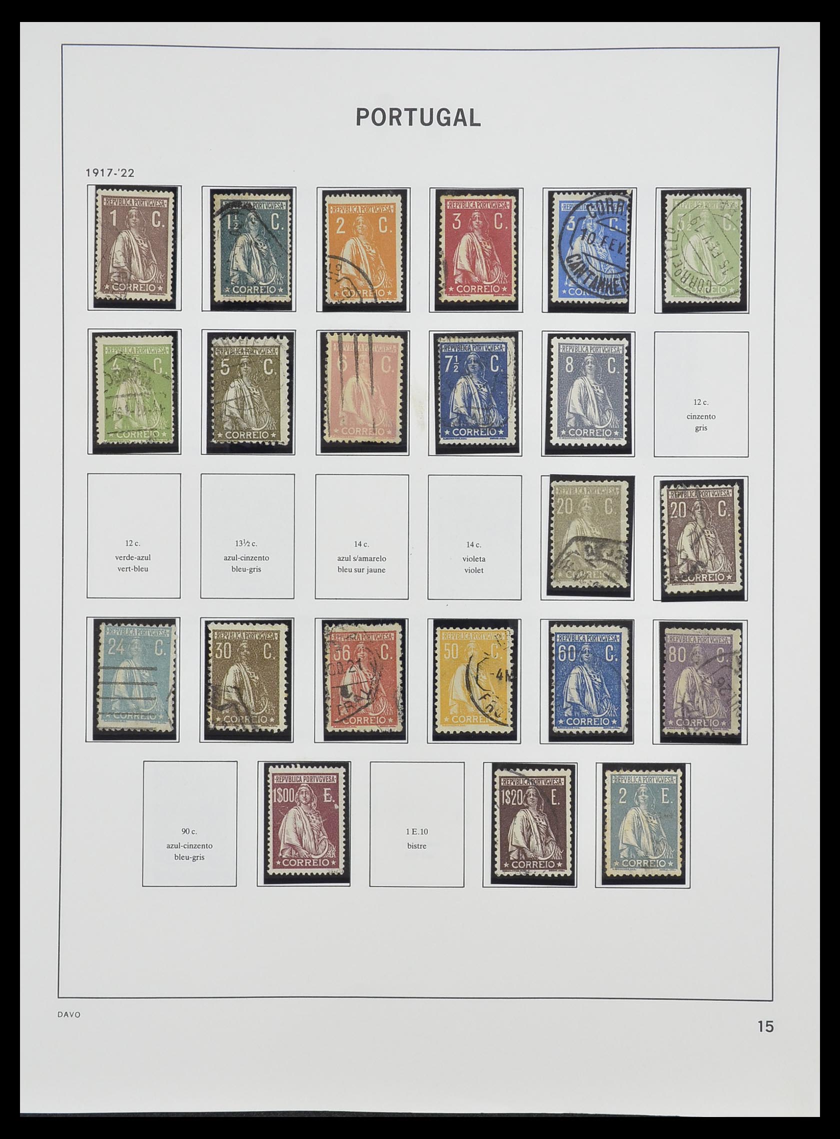 33491 014 - Postzegelverzameling 33491 Portugal 1853-2010.