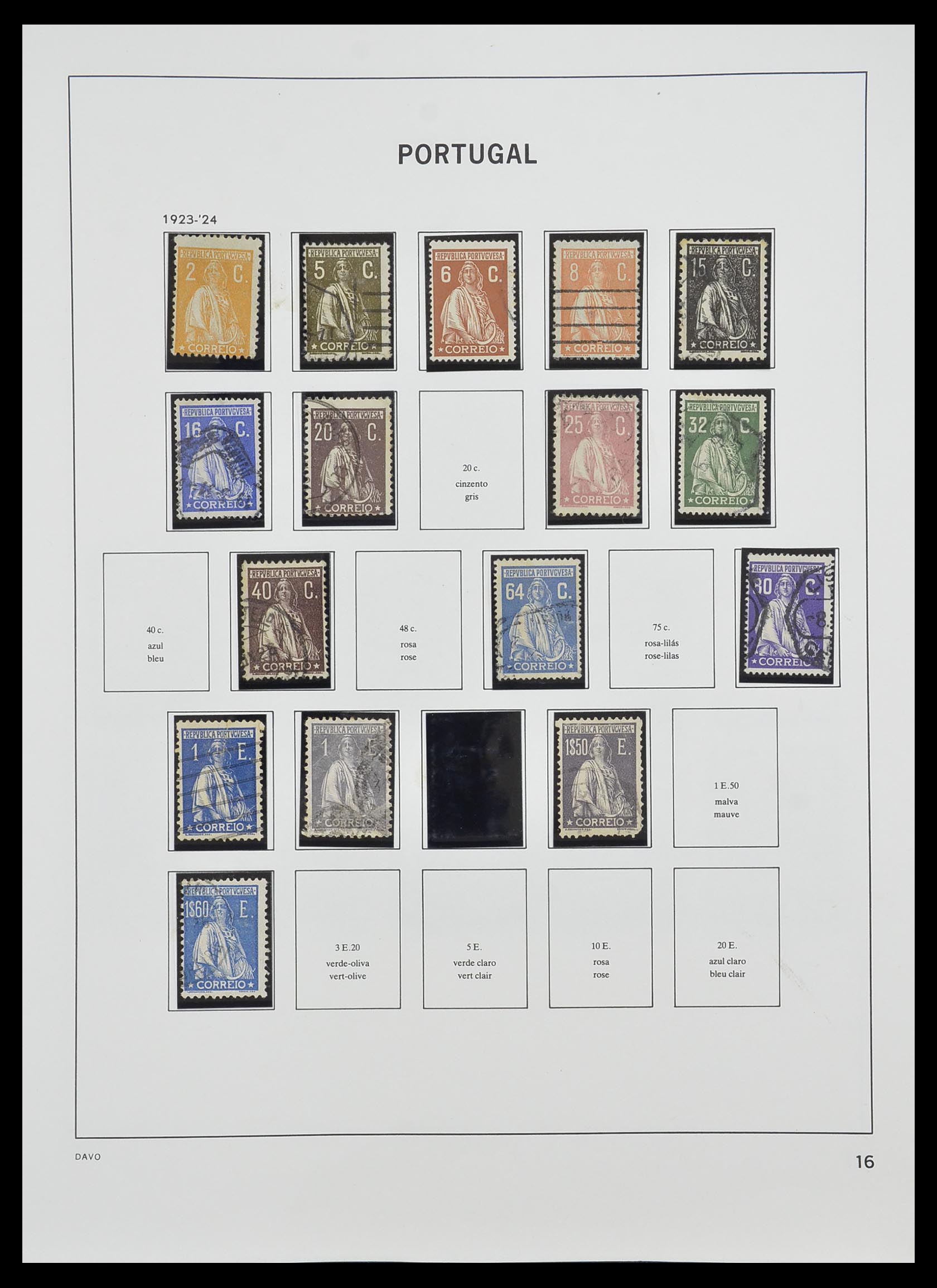 33491 015 - Postzegelverzameling 33491 Portugal 1853-2010.