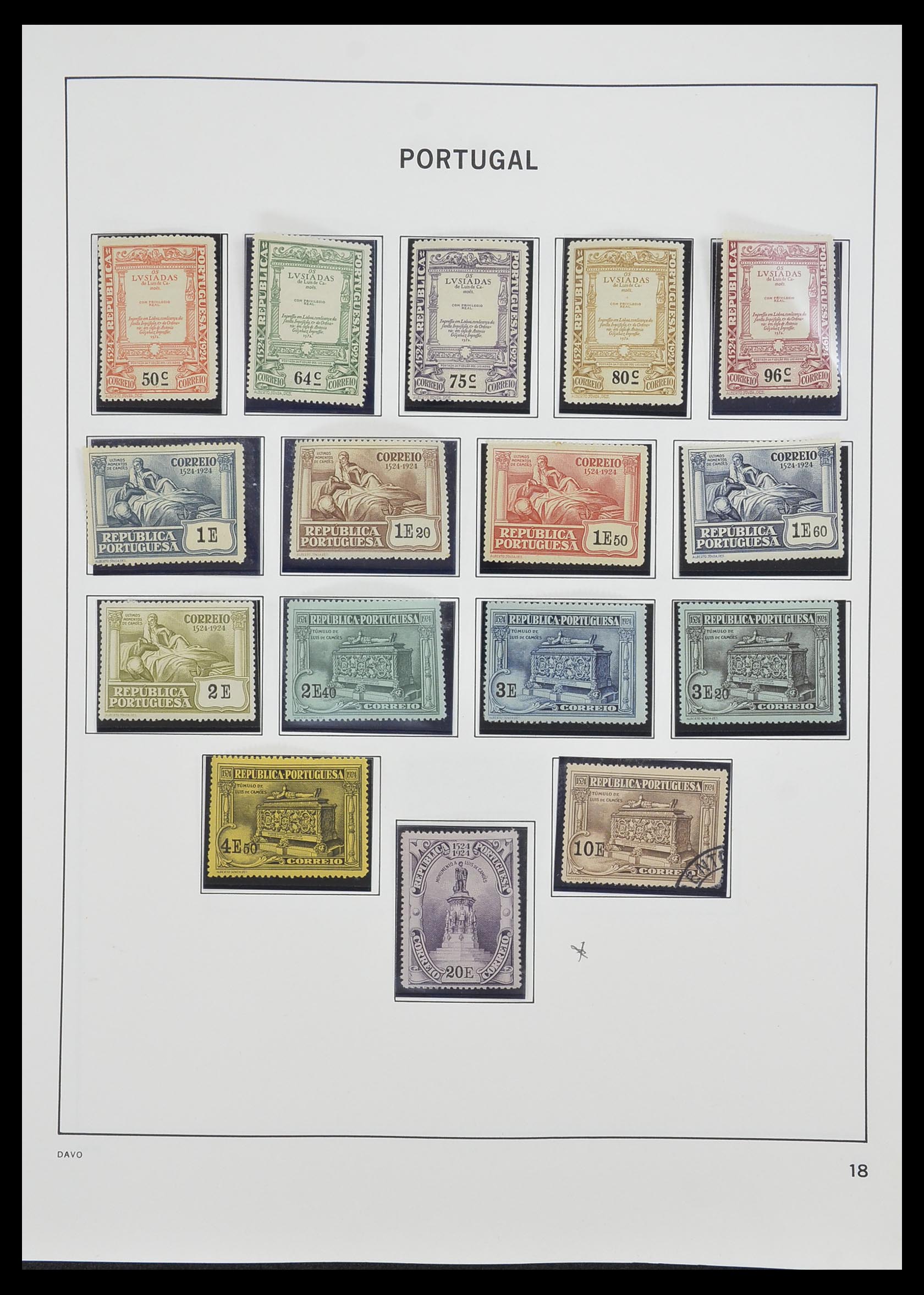 33491 017 - Postzegelverzameling 33491 Portugal 1853-2010.