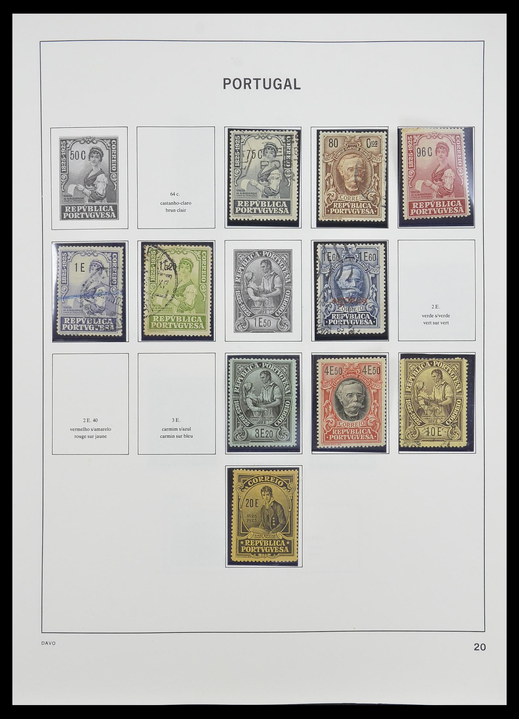 33491 019 - Postzegelverzameling 33491 Portugal 1853-2010.
