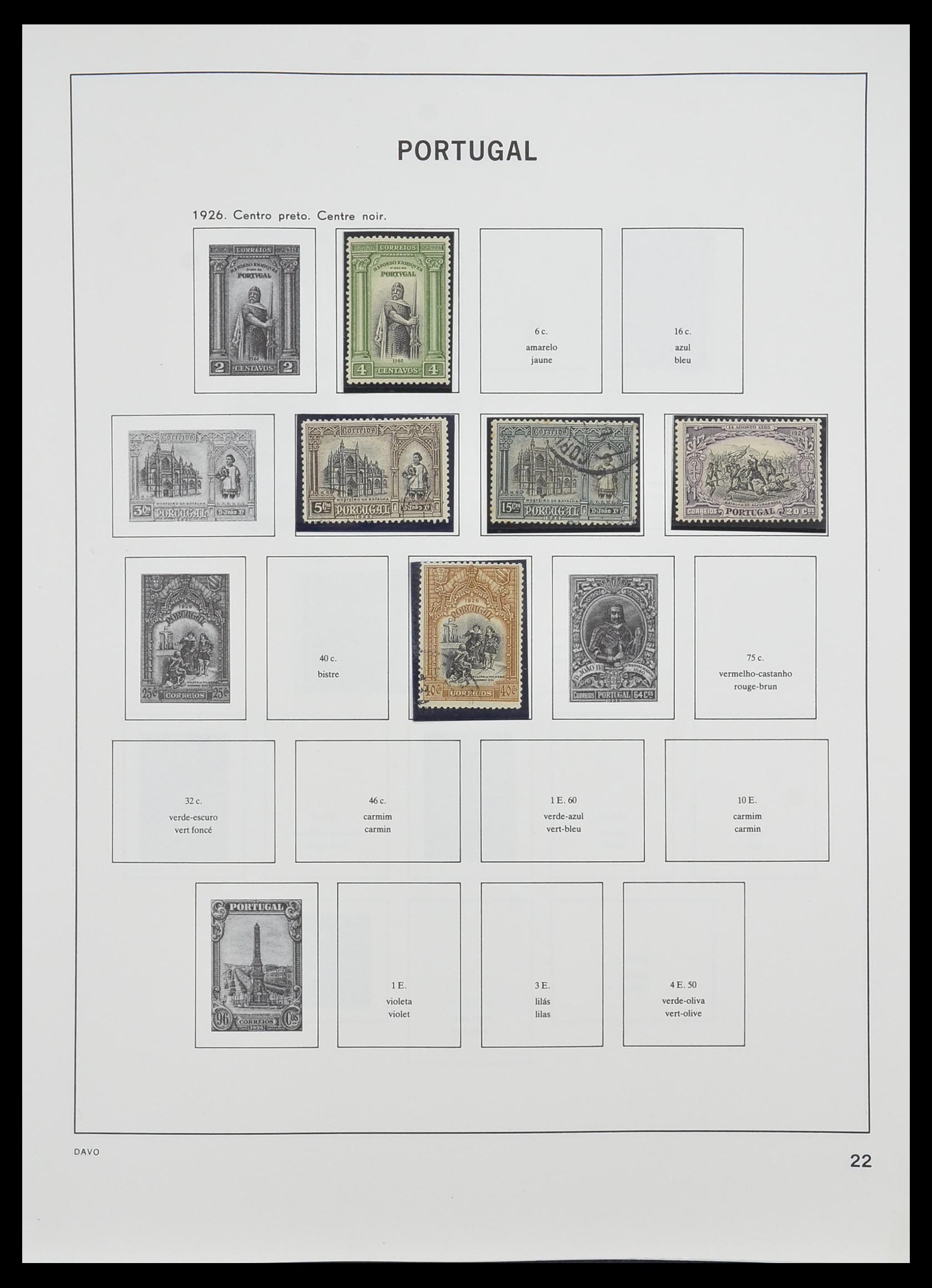 33491 021 - Postzegelverzameling 33491 Portugal 1853-2010.